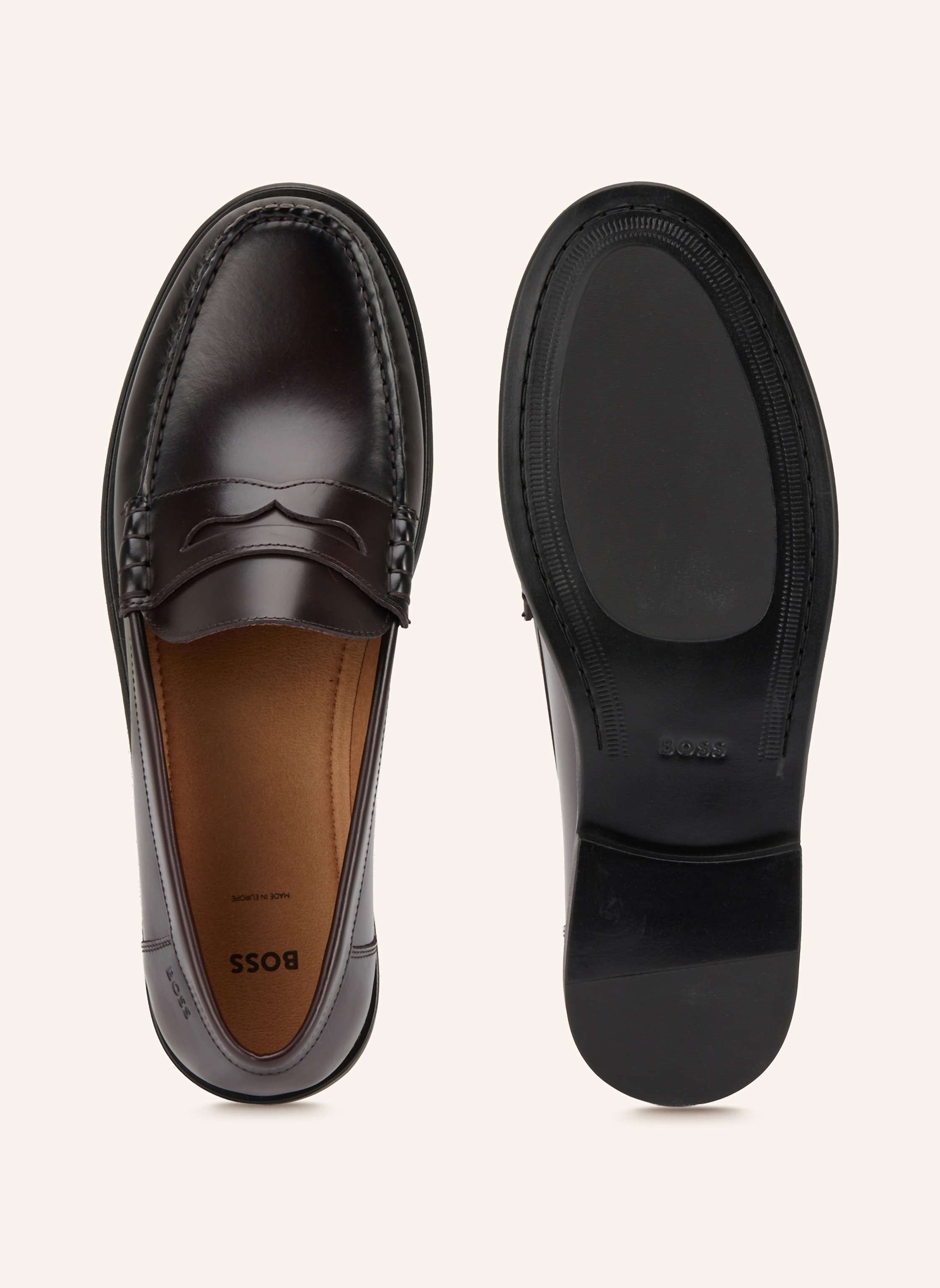 Thumbnail - Boss Penny-Loafer Tevan rot