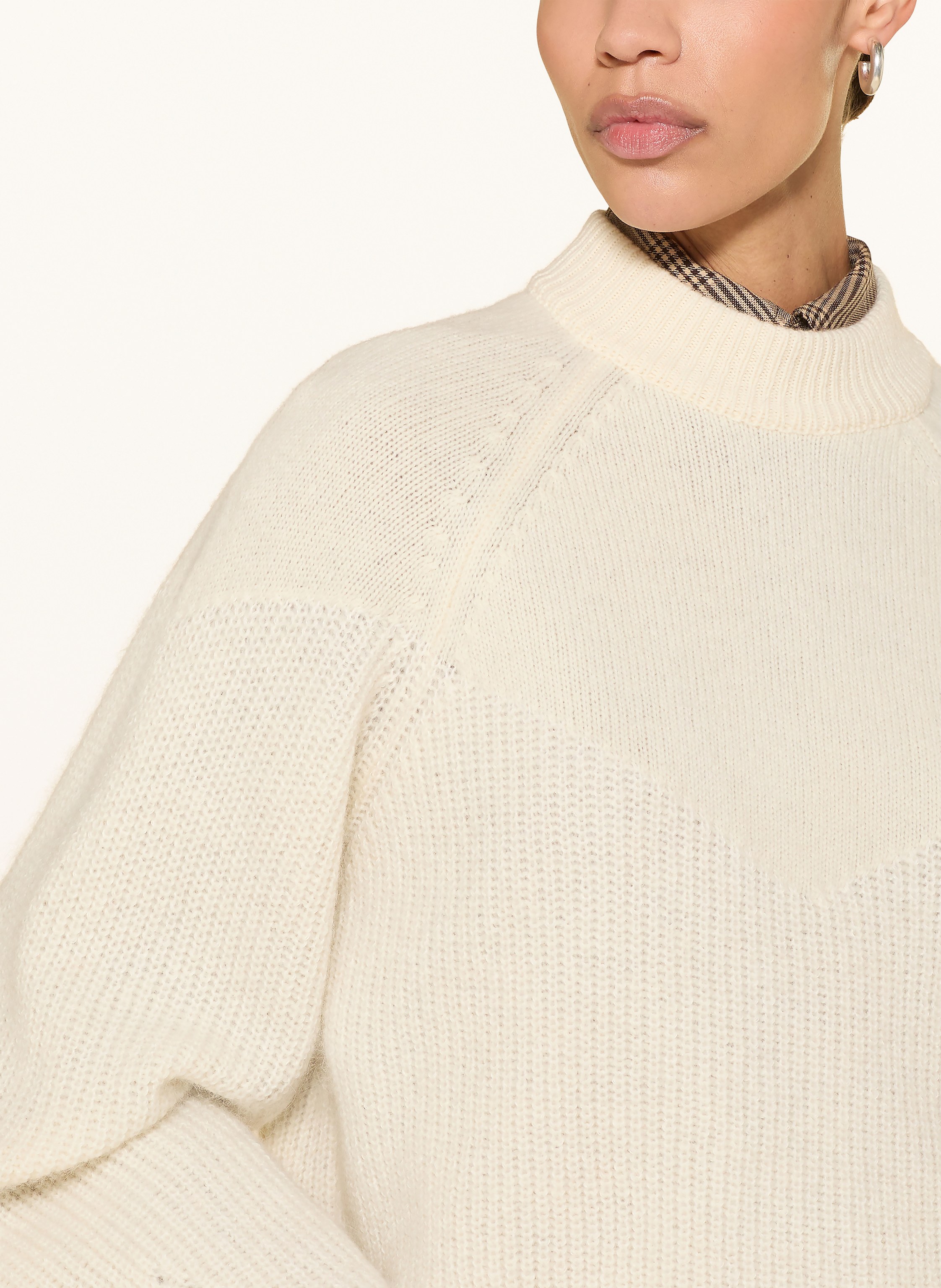 Thumbnail - Drykorn Pullover Larelya Mit Alpaka weiss