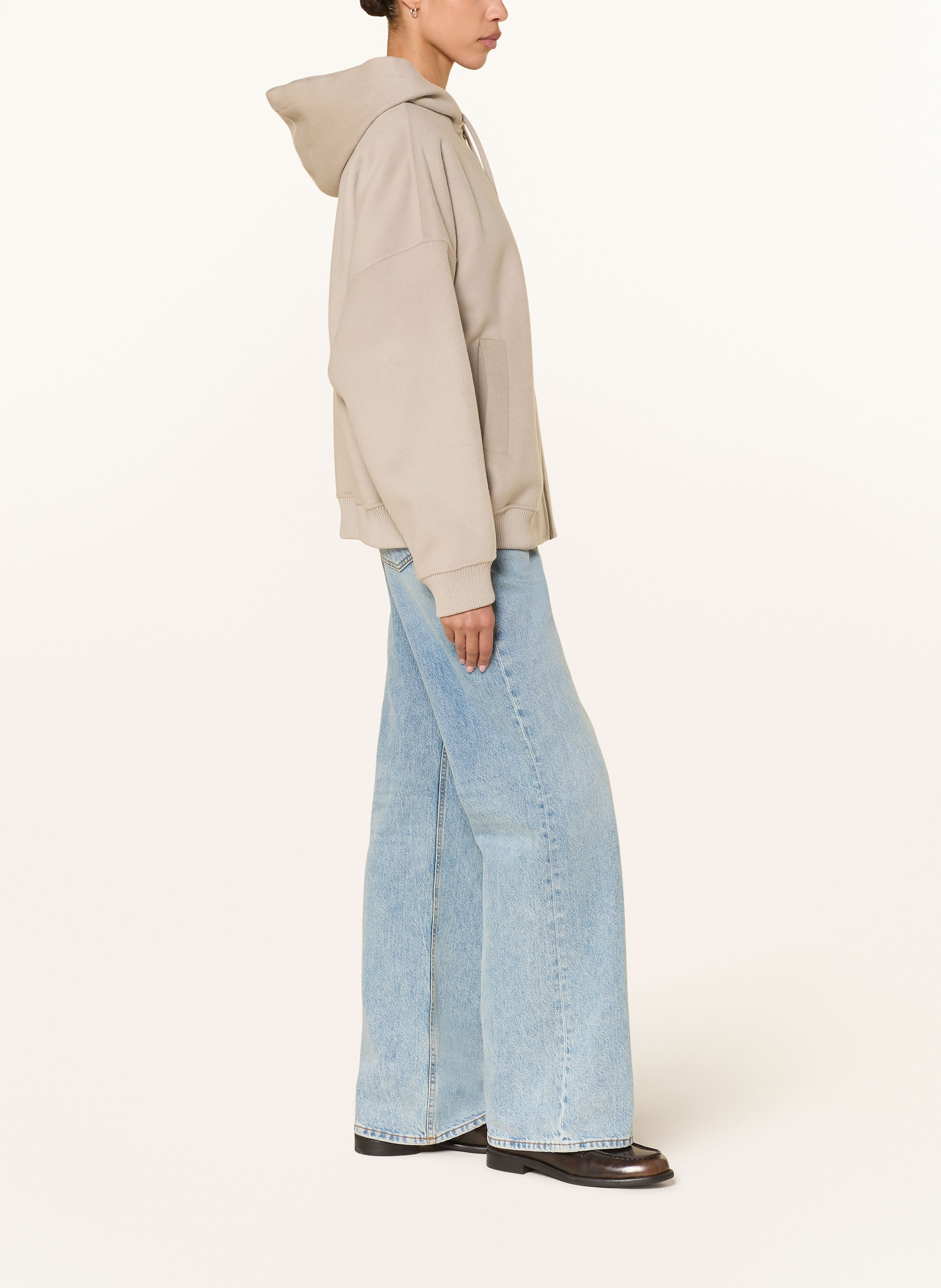 Thumbnail - Drykorn Sweatjacke Dunstone beige