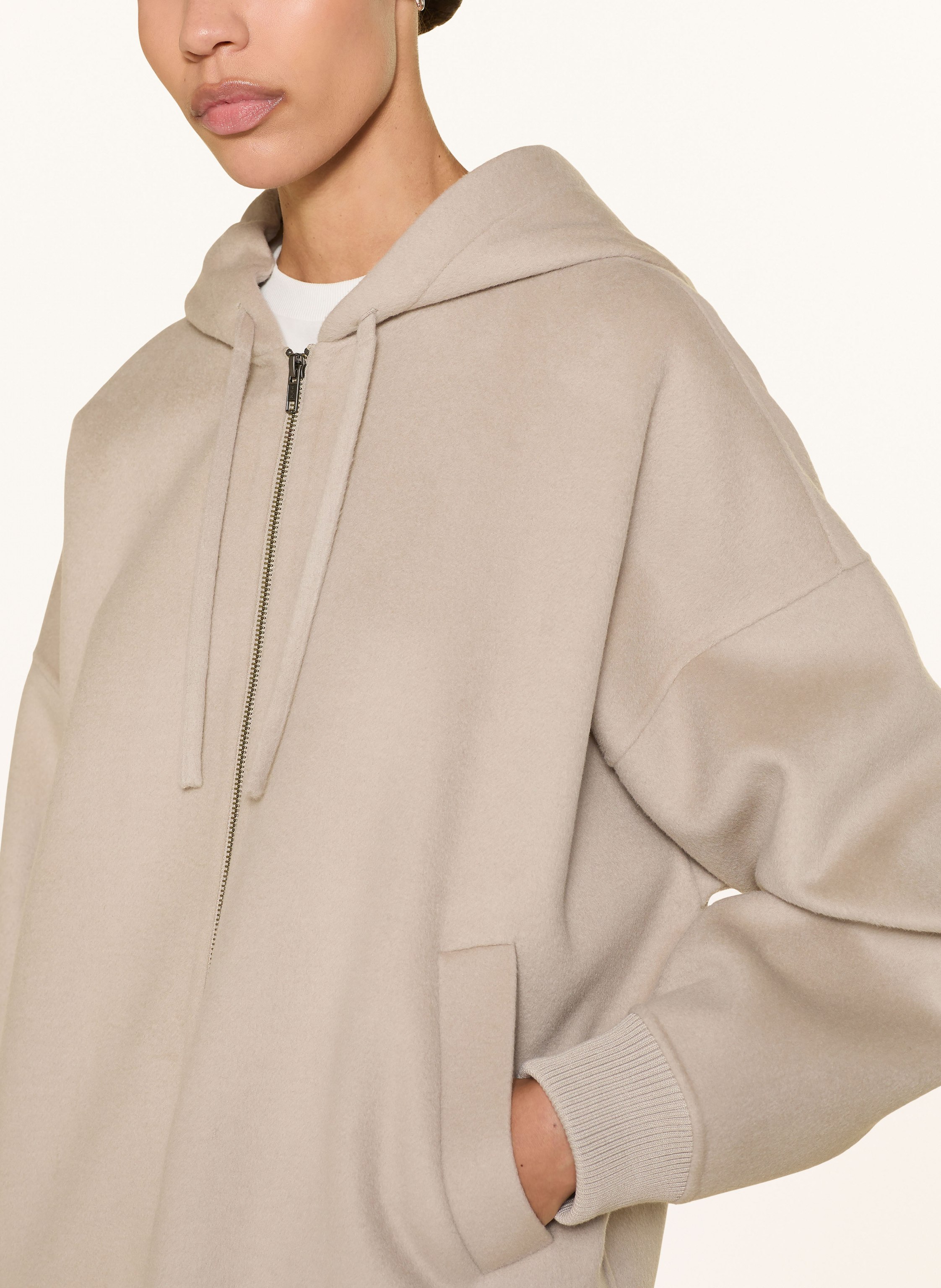 Thumbnail - Drykorn Sweatjacke Dunstone beige