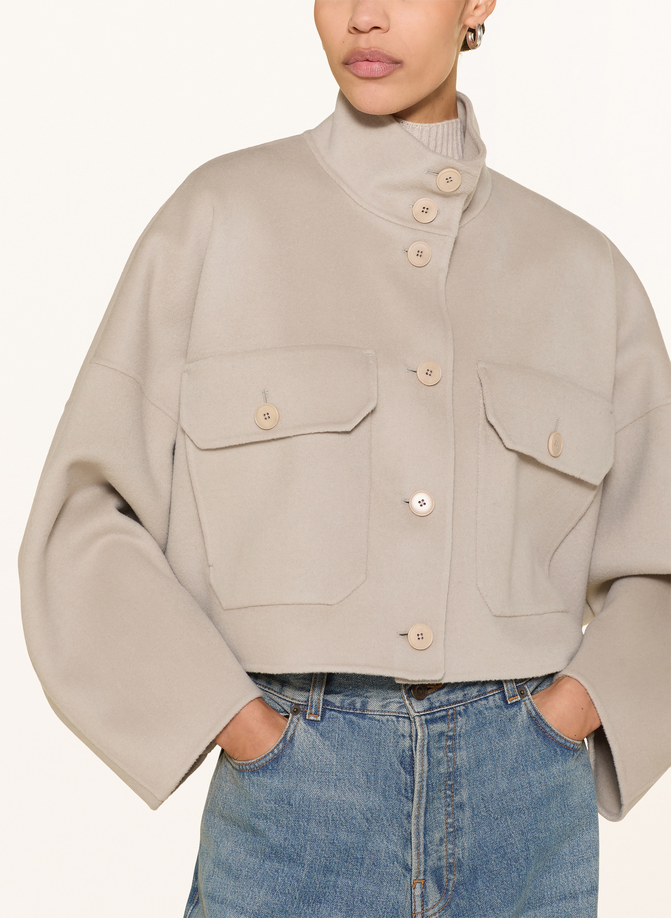 Thumbnail - Drykorn Kastenjacke Arklow beige