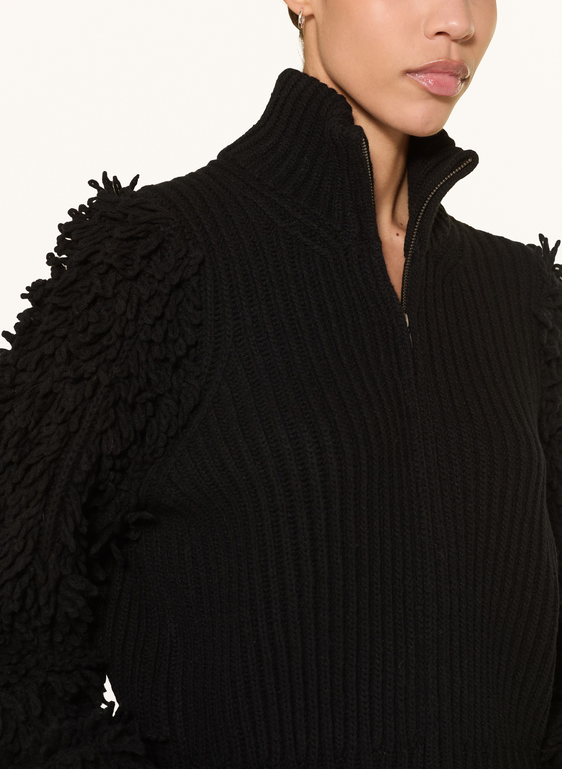 Thumbnail - Drykorn Strickjacke Bearani schwarz