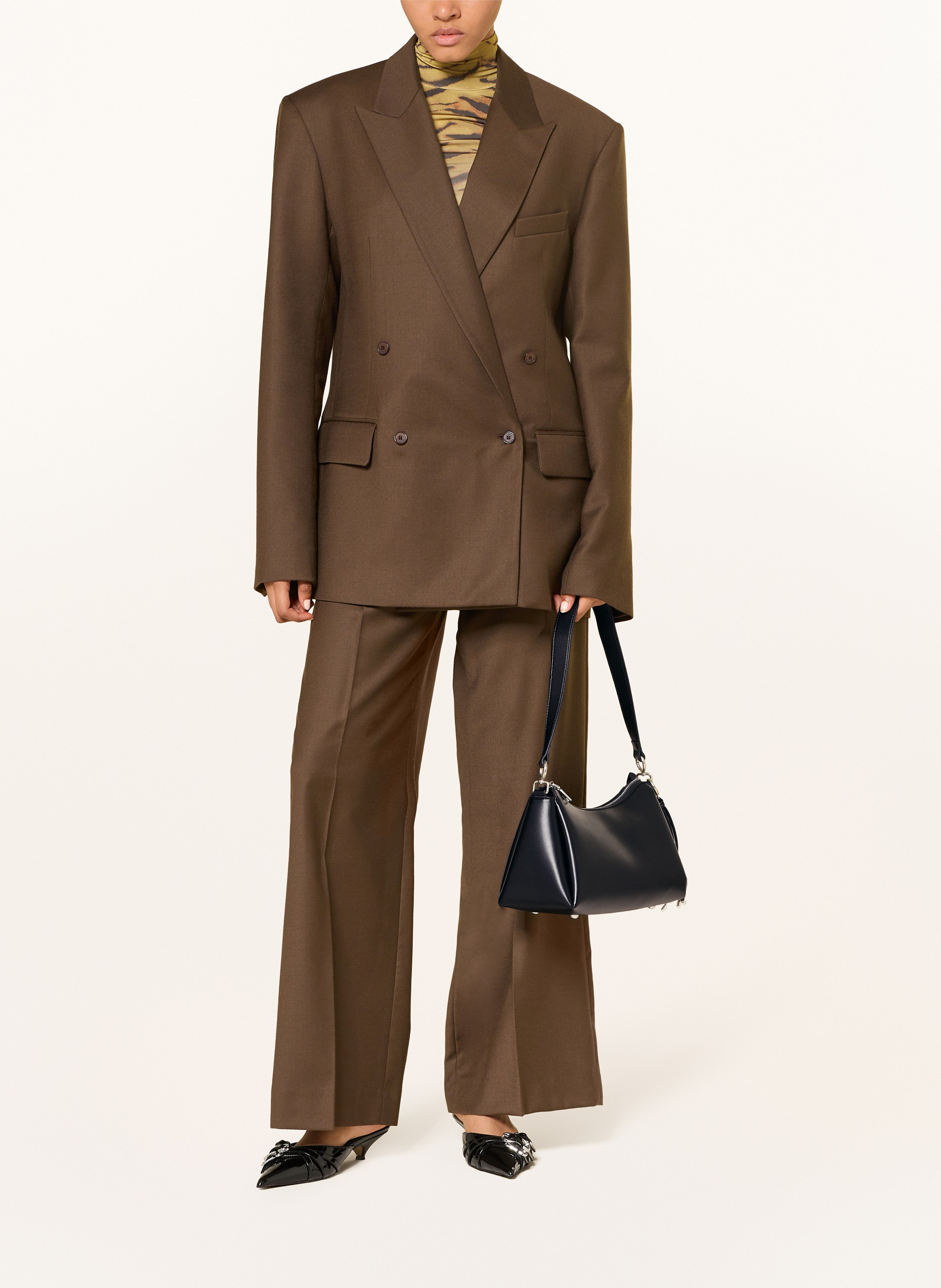 Thumbnail - Seidenfelt Schultertasche Sandve schwarz