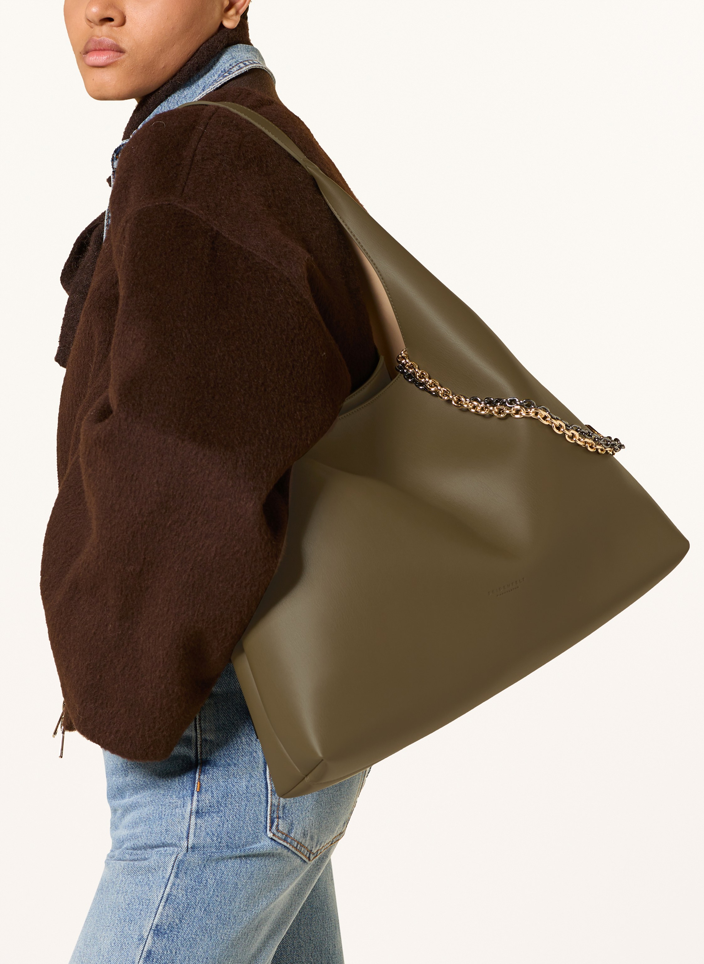 Thumbnail - Seidenfelt Beuteltasche Lainio Large gruen