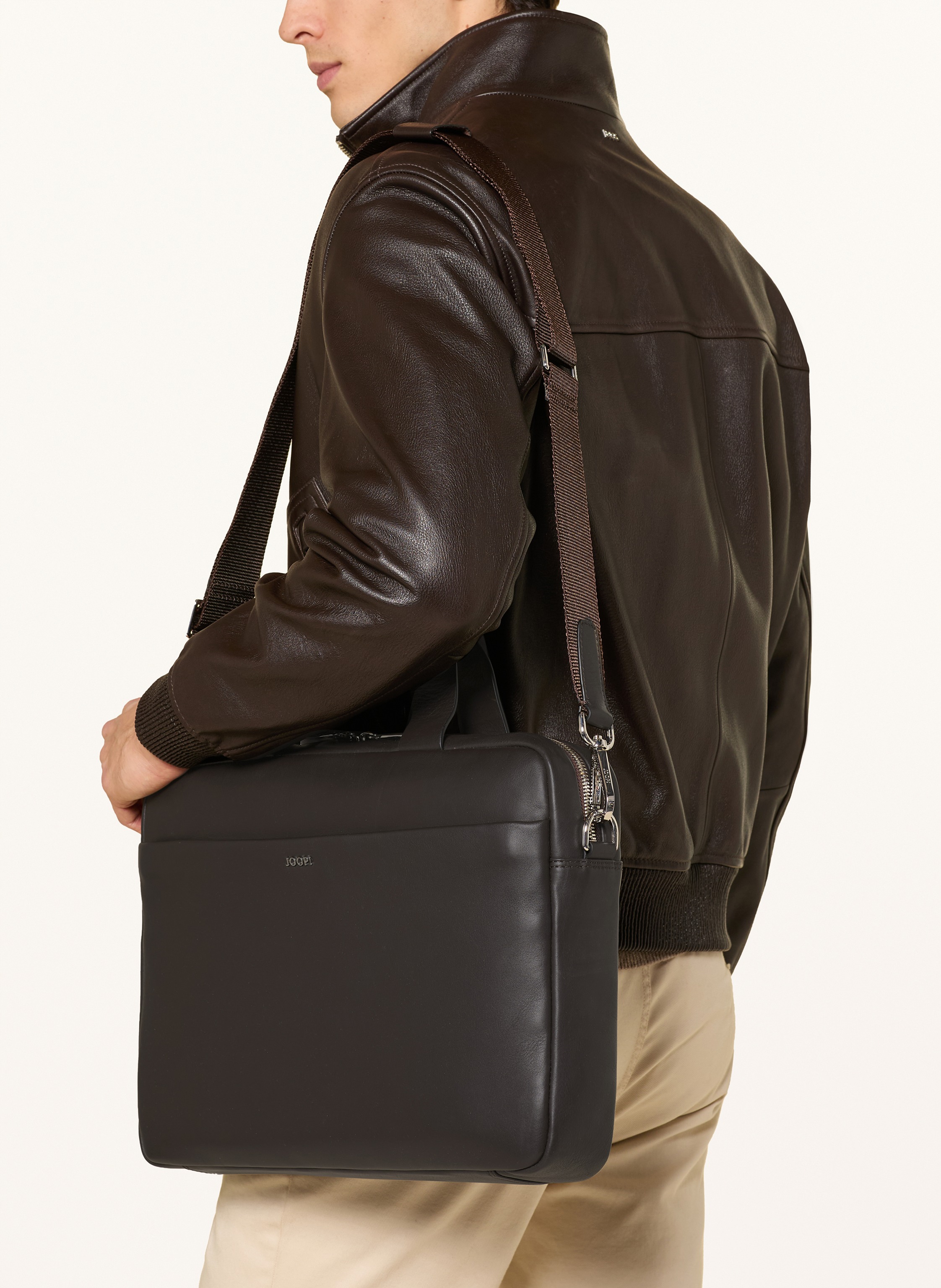 Thumbnail - Joop! Laptop-Tasche Oregon Pandion braun