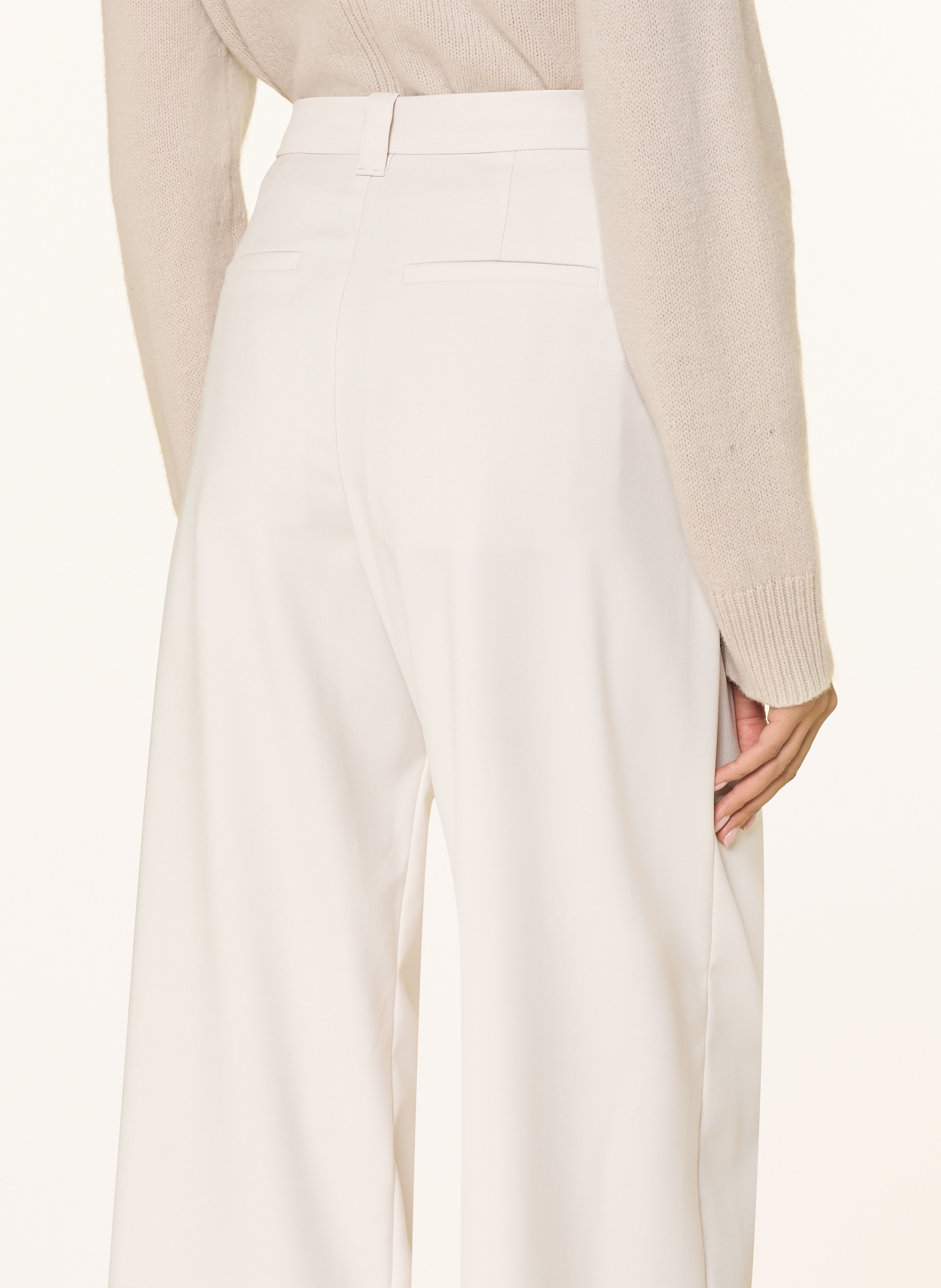 Thumbnail - Drykorn Marlenehose Unpack weiss