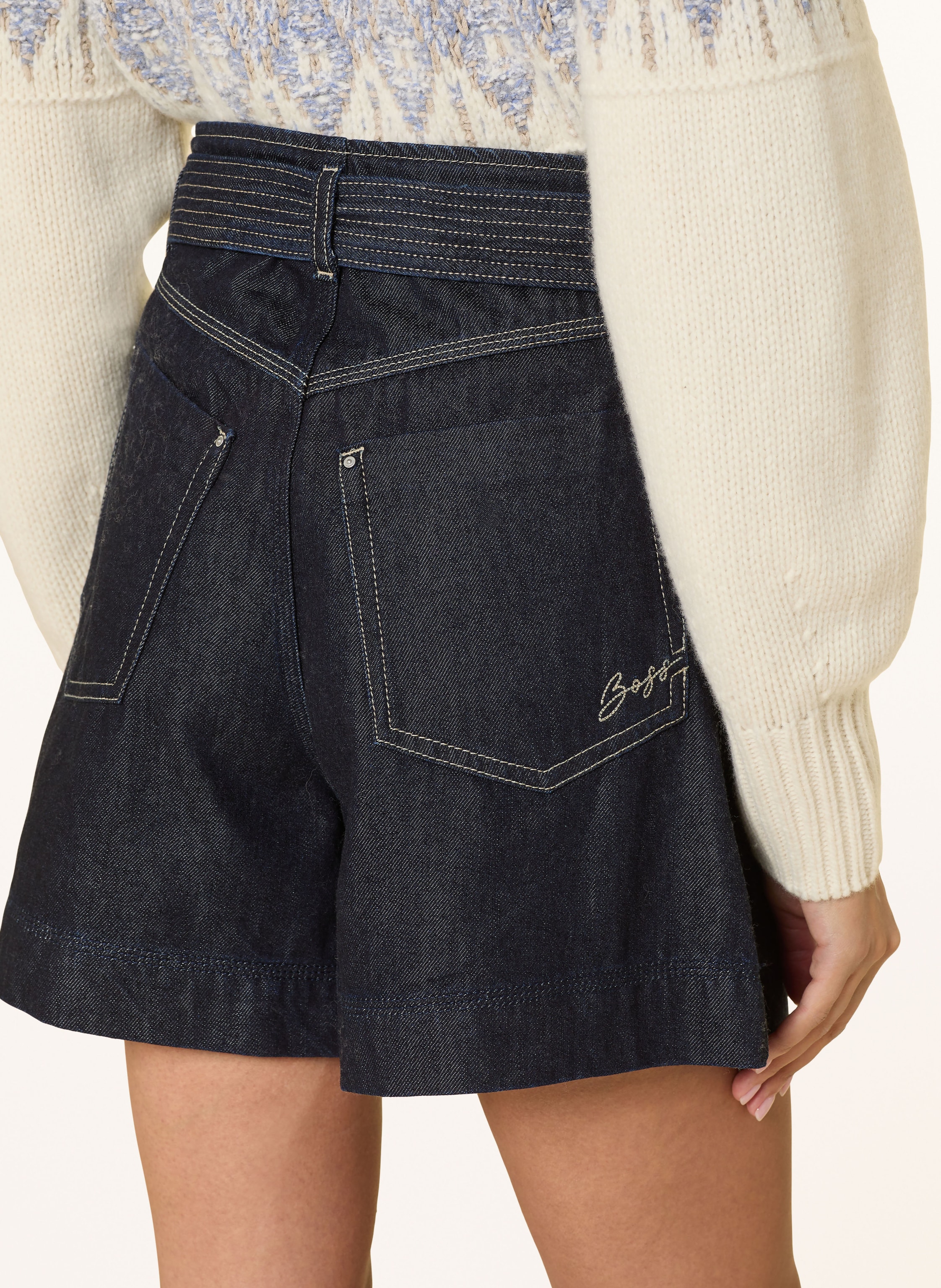 Thumbnail - Boss Jeansshorts blau