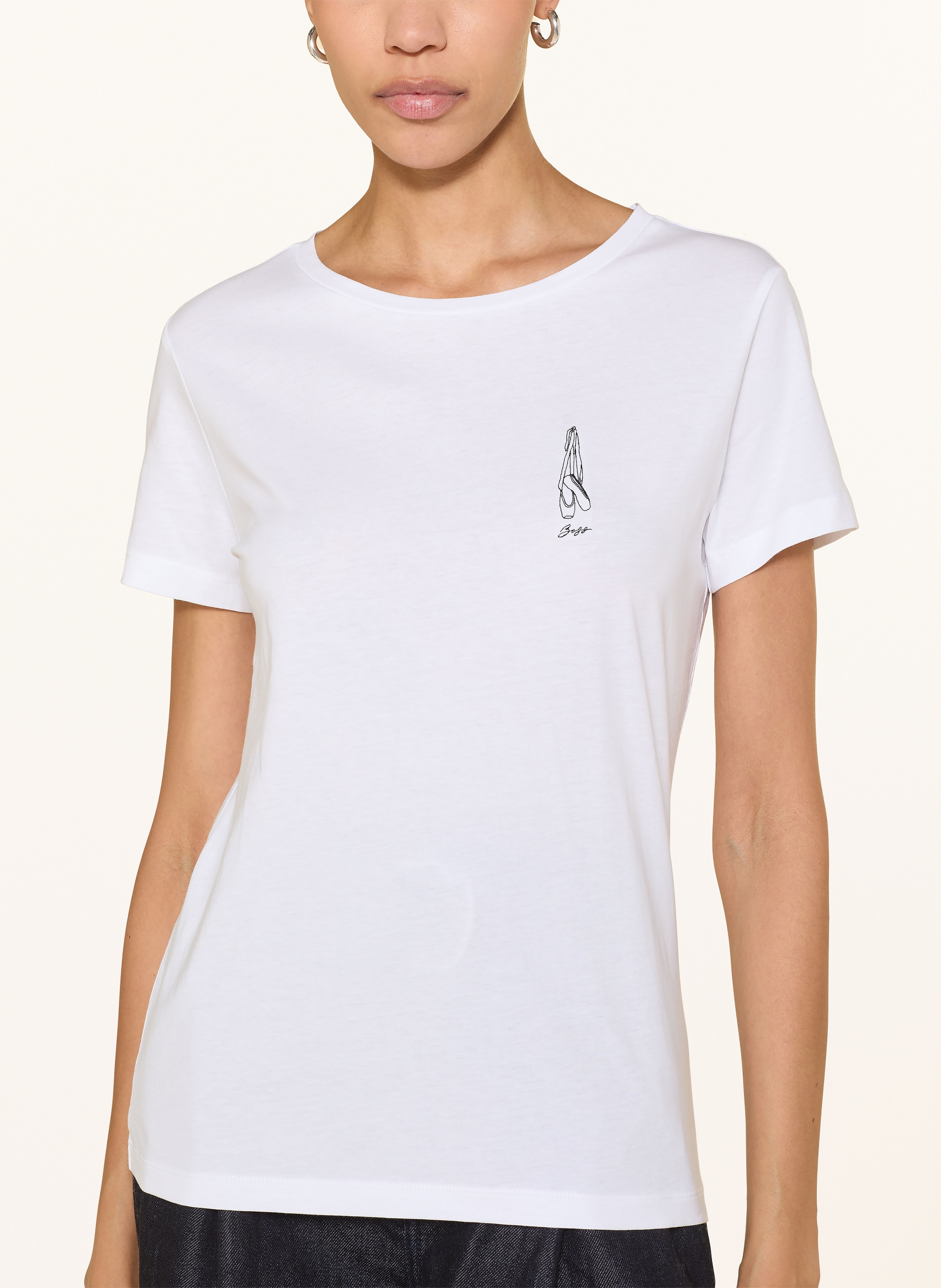 Thumbnail - Boss T-Shirt Elove weiss