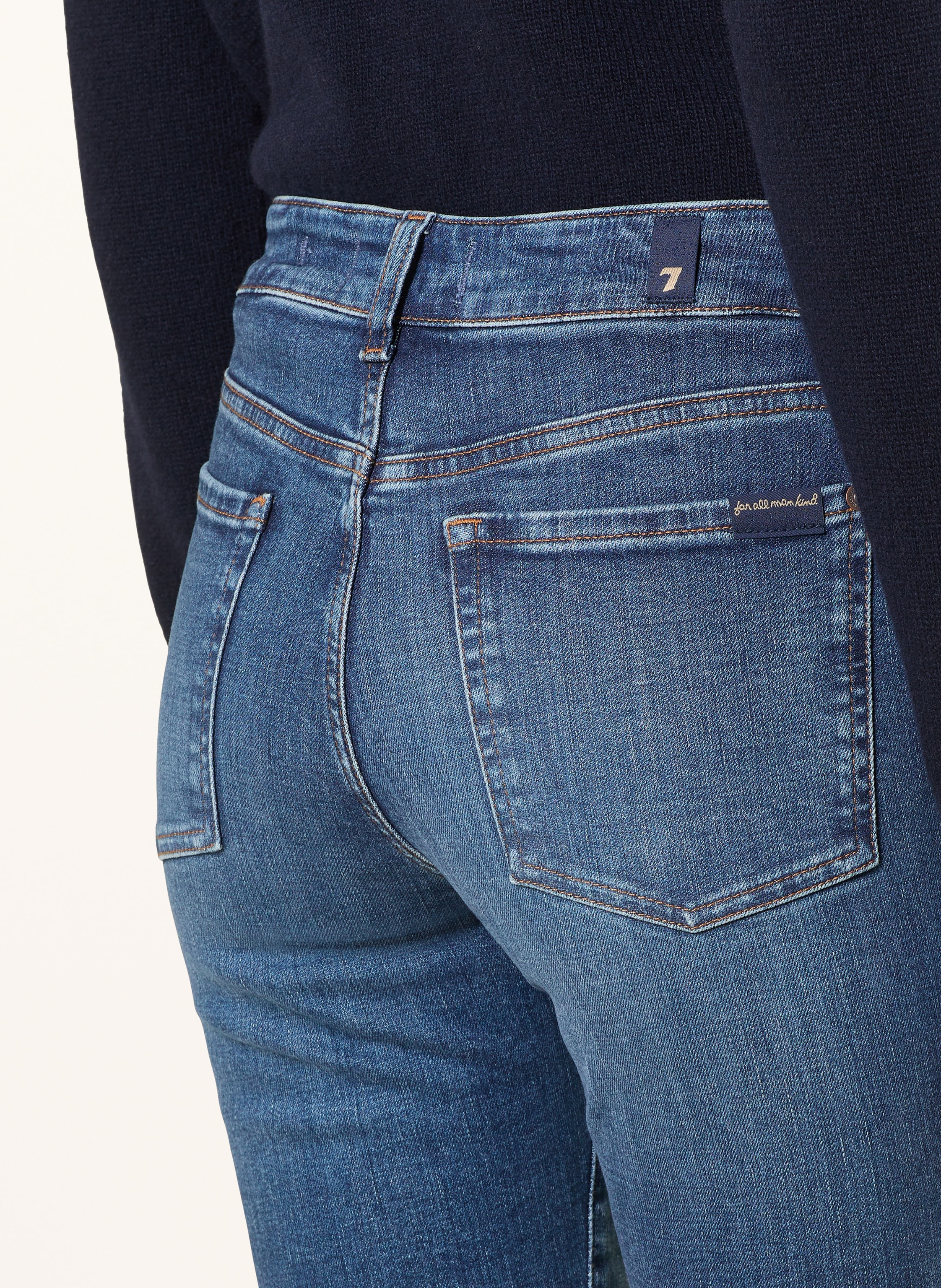 Thumbnail - 7 For All Mankind Bootcut Jeans The Leggy Bootcut blau