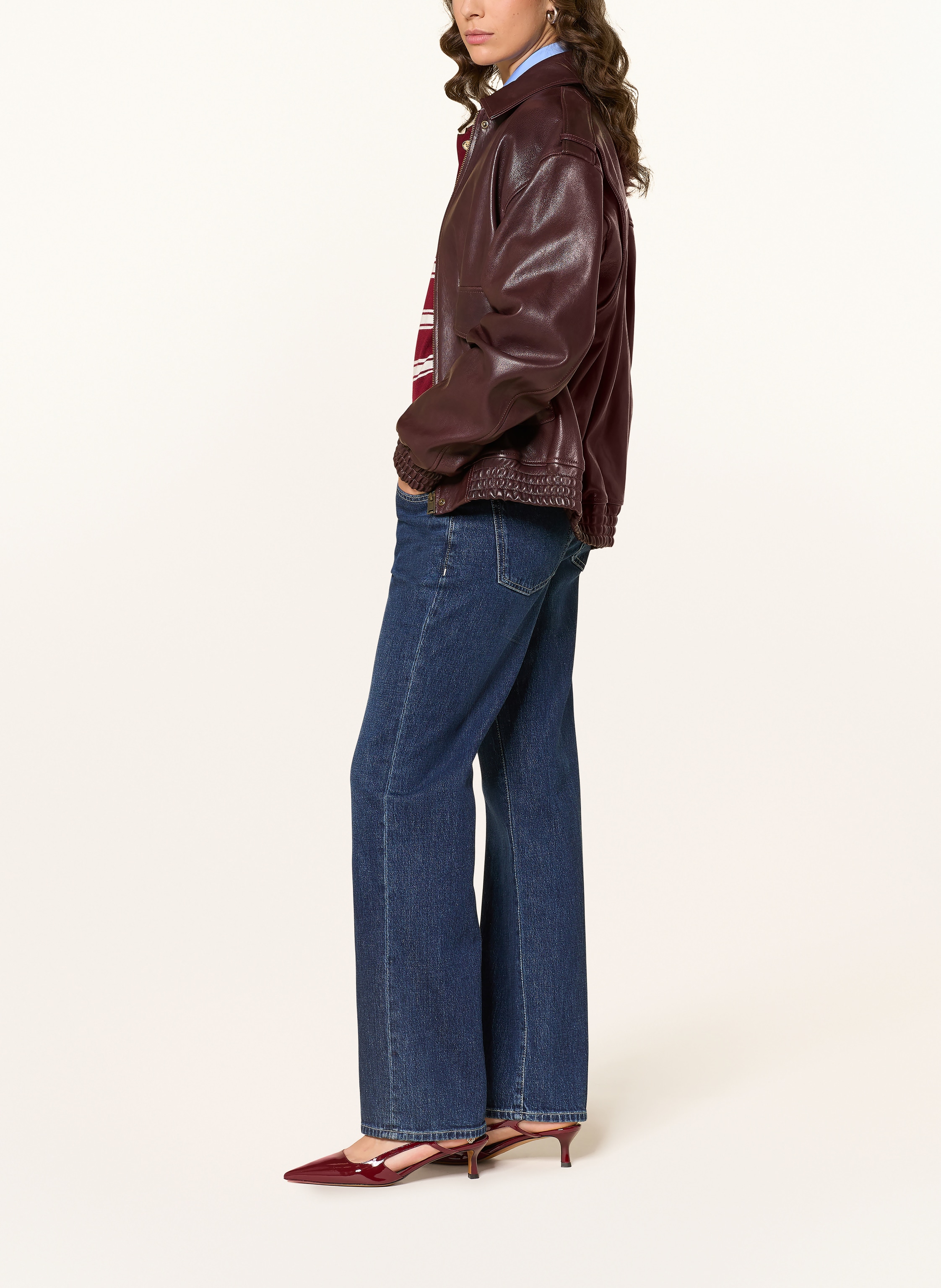 Thumbnail - 7 For All Mankind Straight Jeans Calie blau