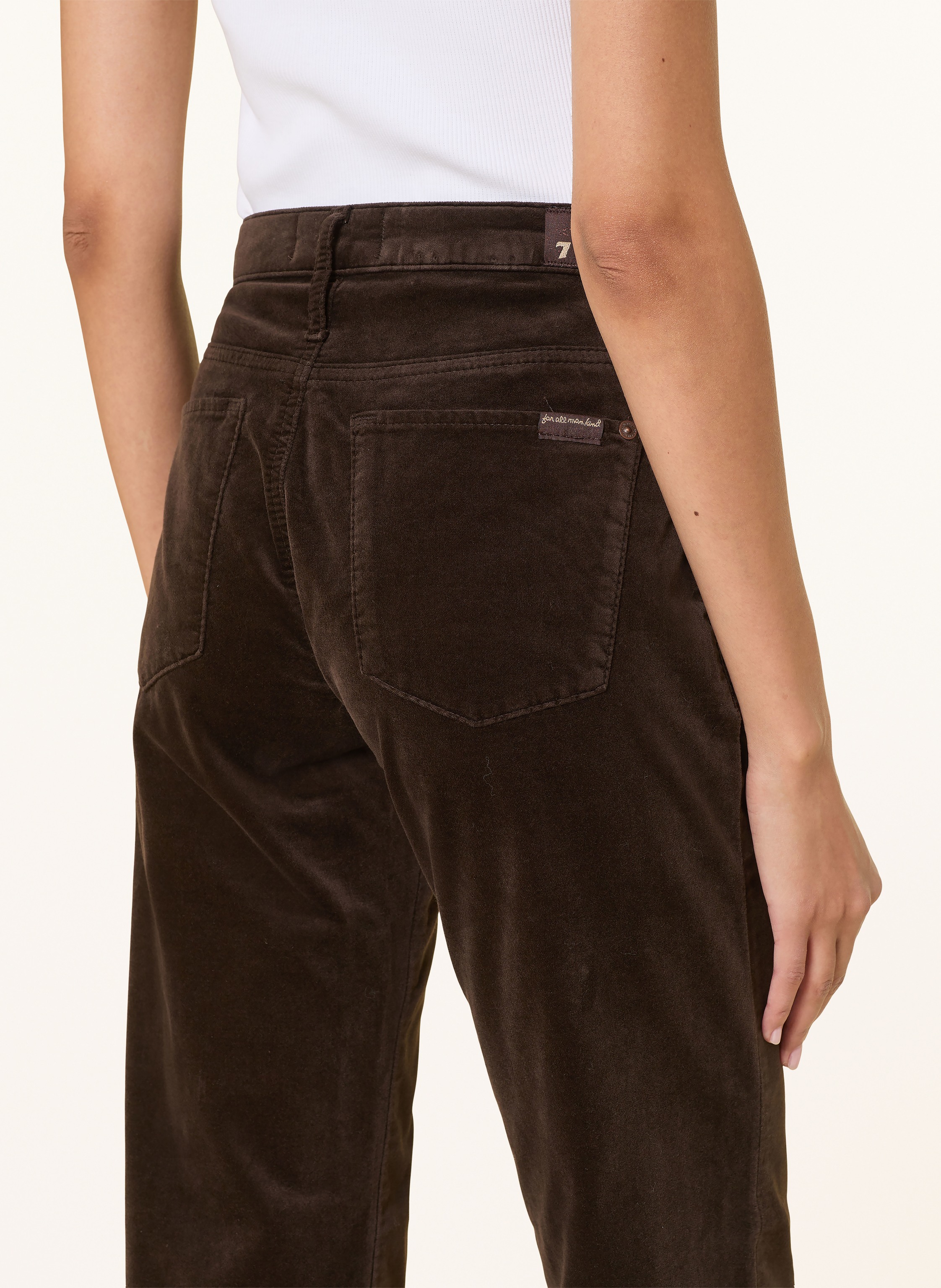 Thumbnail - 7 For All Mankind Samthose Calie Straight braun