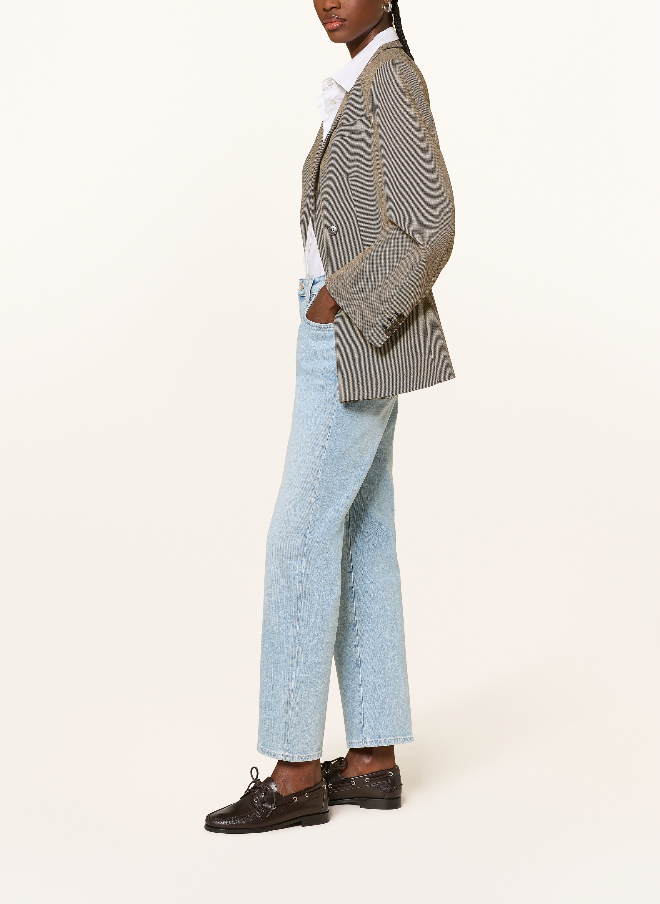 Thumbnail - 7 For All Mankind Straight Jeans Calie blau