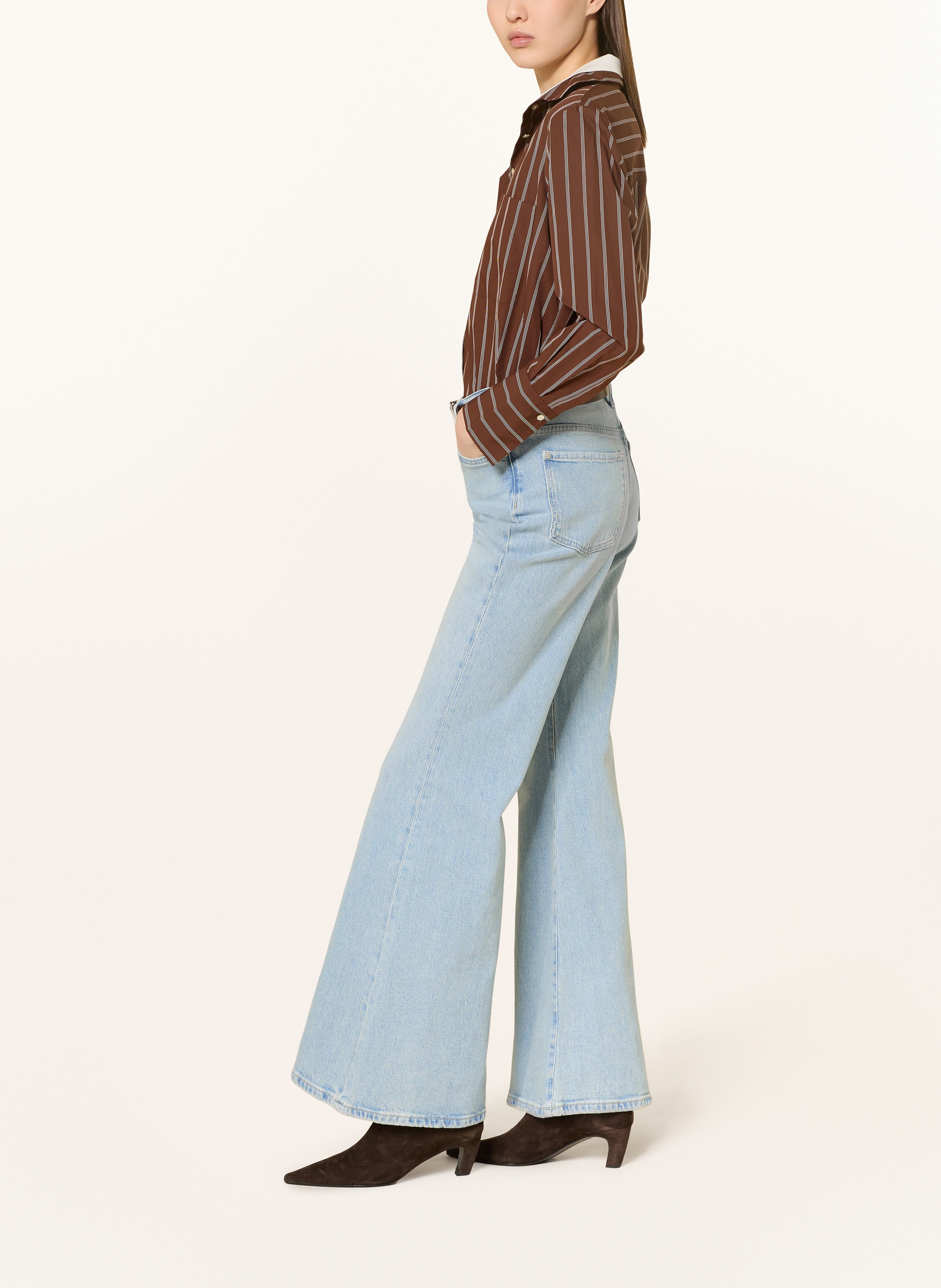 Thumbnail - 7 For All Mankind Flared Jeans Retro Flare blau