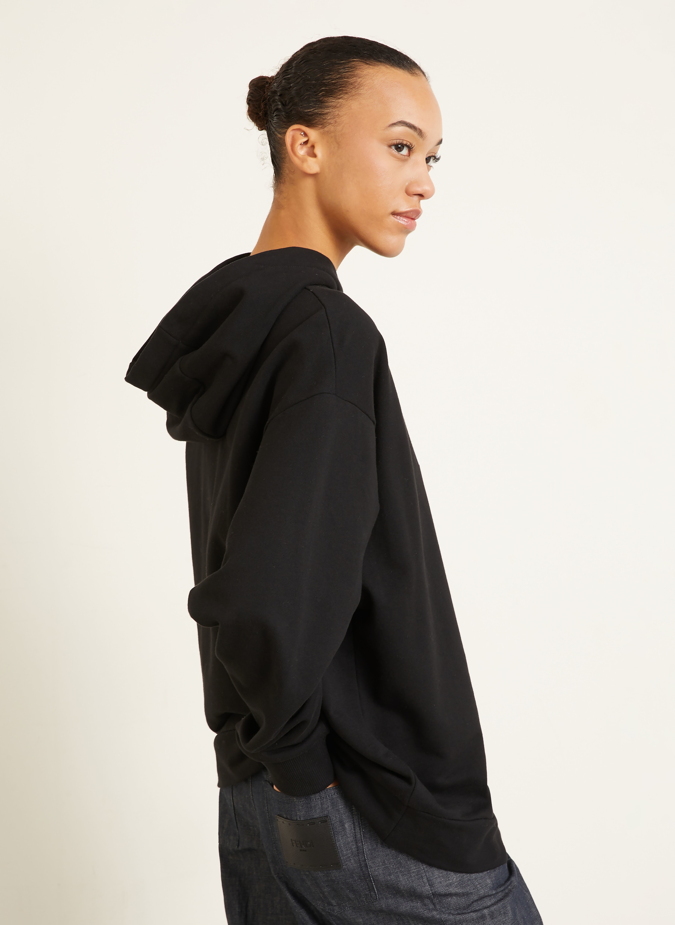 Thumbnail - Fendi Oversized-Hoodie schwarz