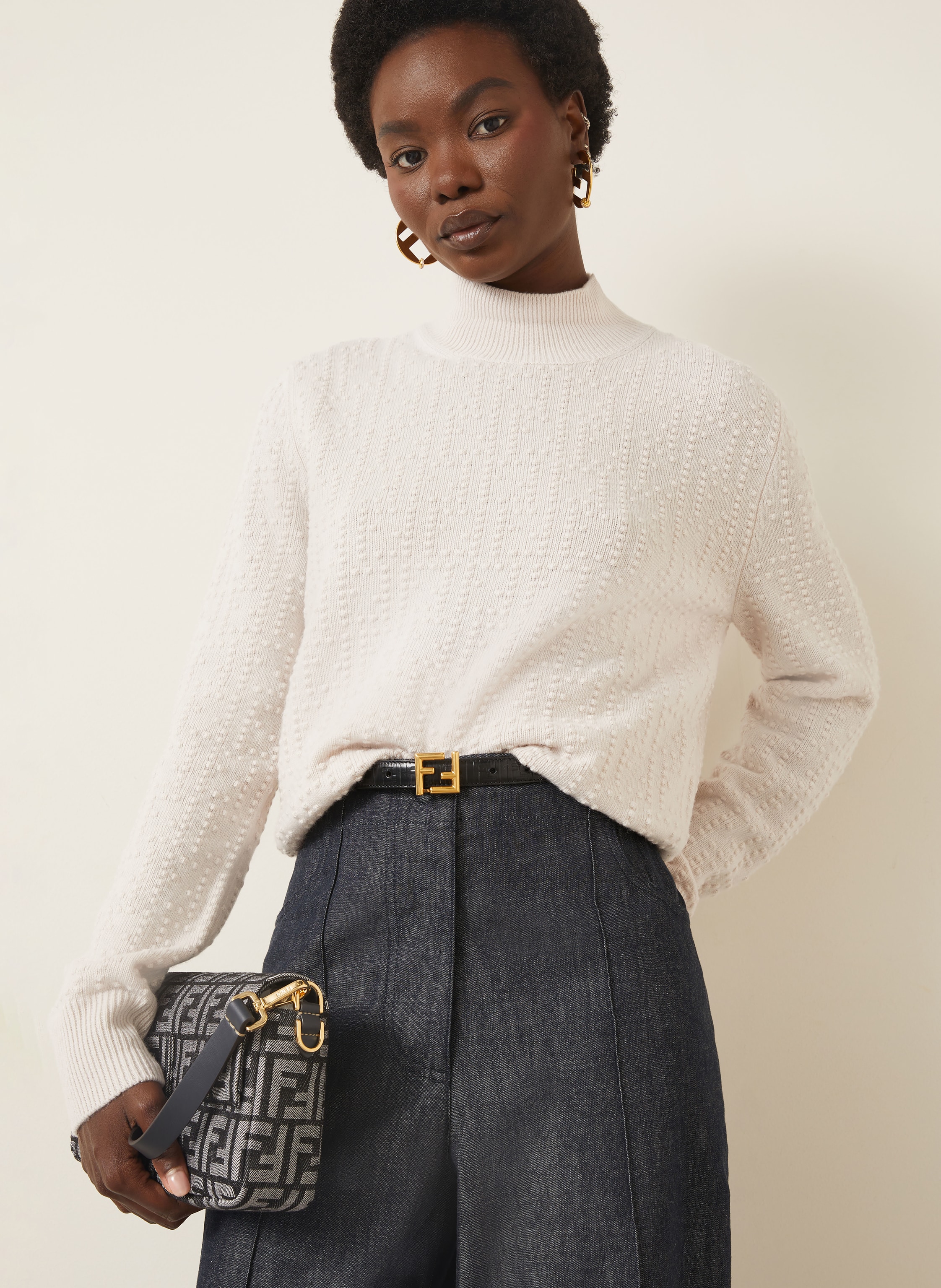 Thumbnail - Fendi Pullover grau