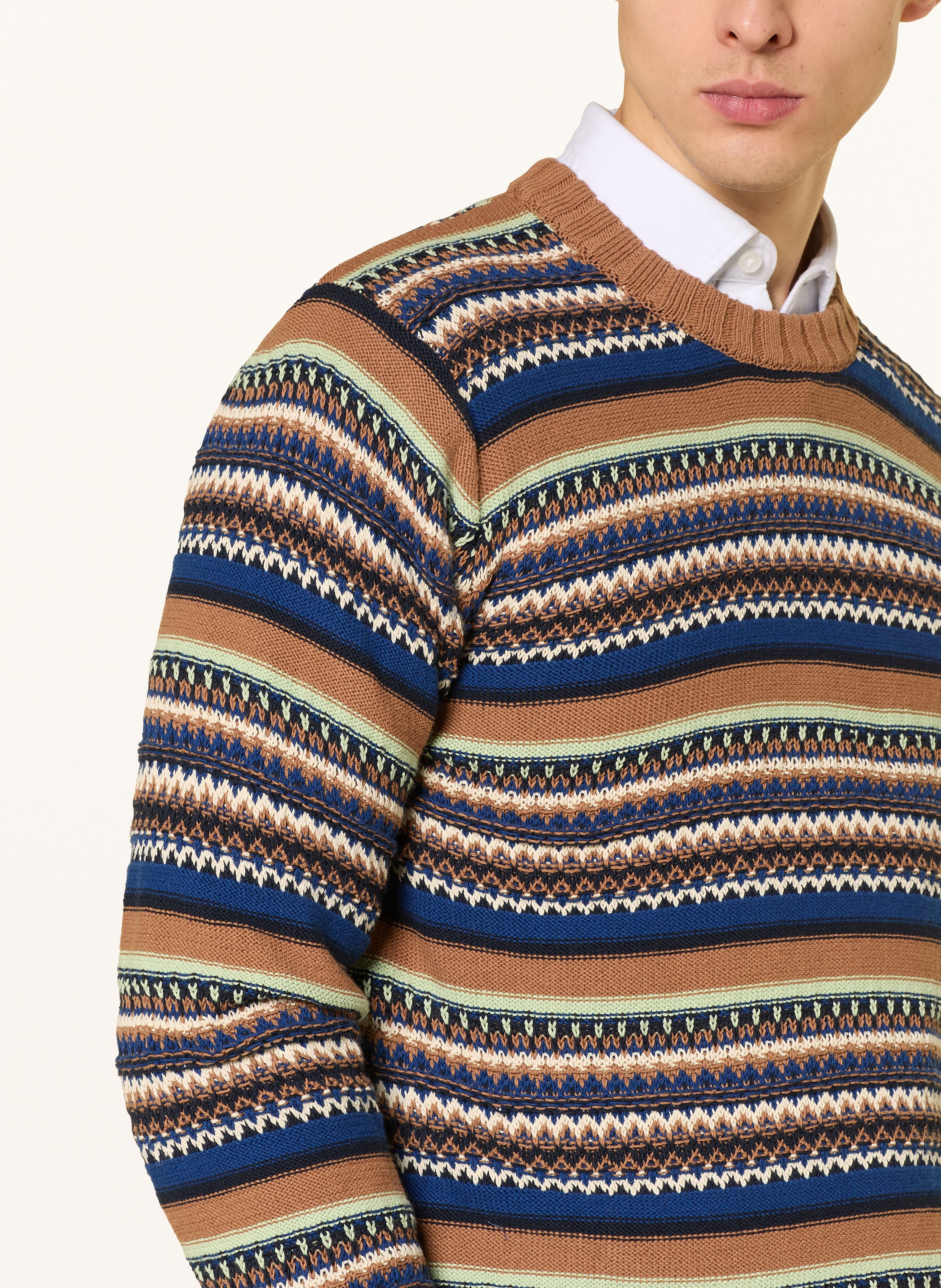 Thumbnail - Mos Mosh Gallery Pullover Mmgaldo braun