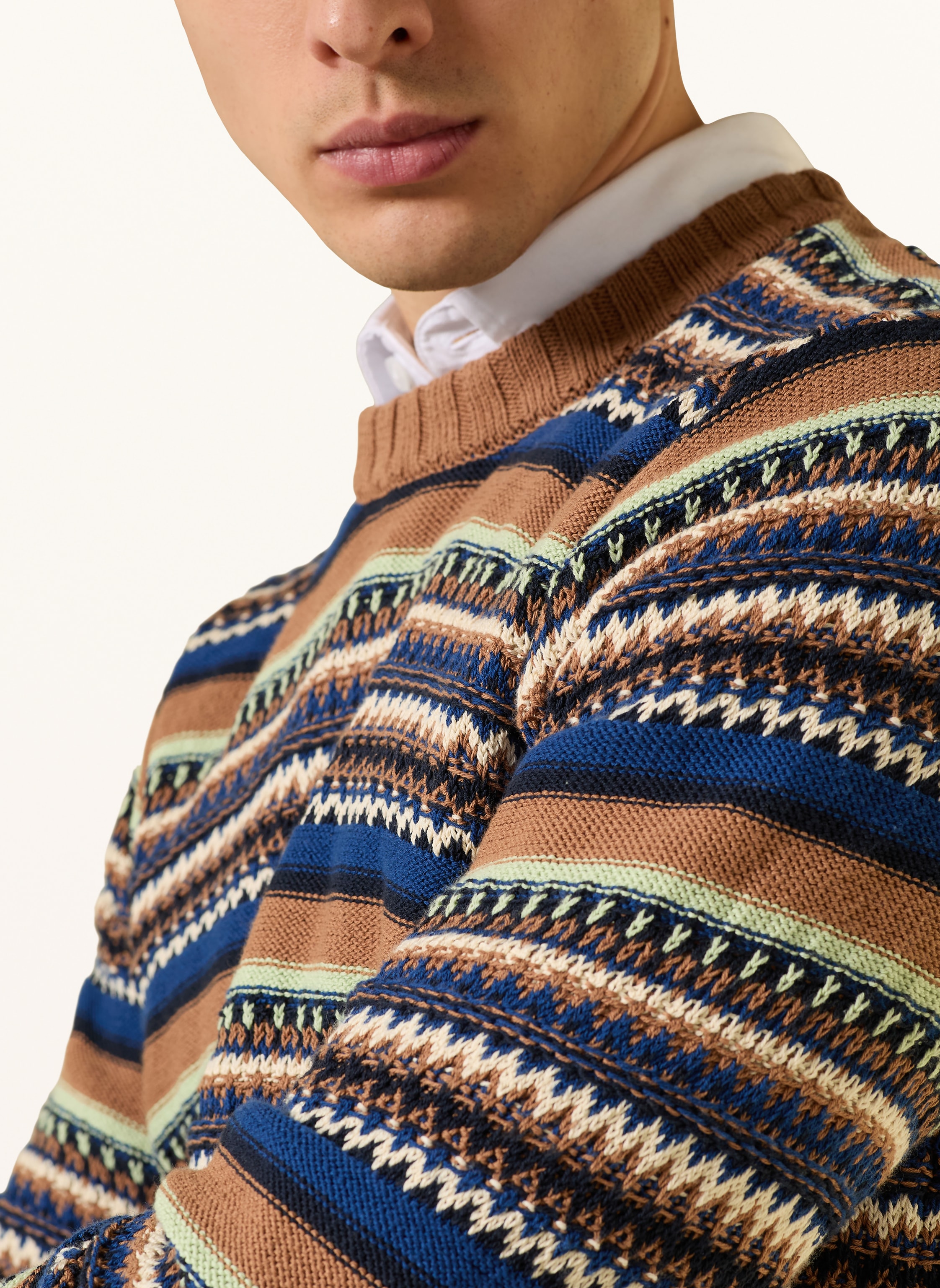 Thumbnail - Mos Mosh Gallery Pullover Mmgaldo braun