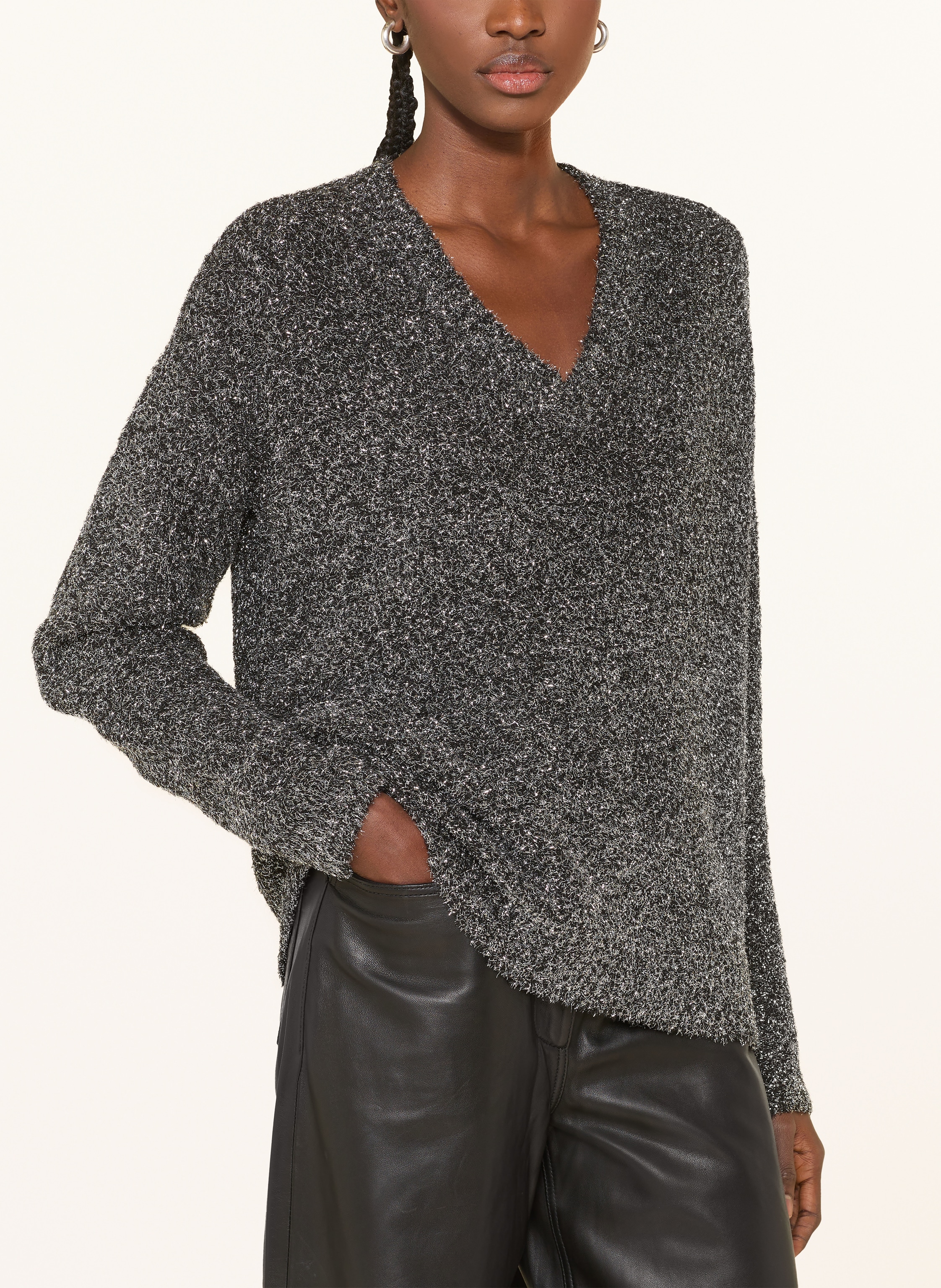 Thumbnail - Riani Pullover Mit Glitzergarn schwarz