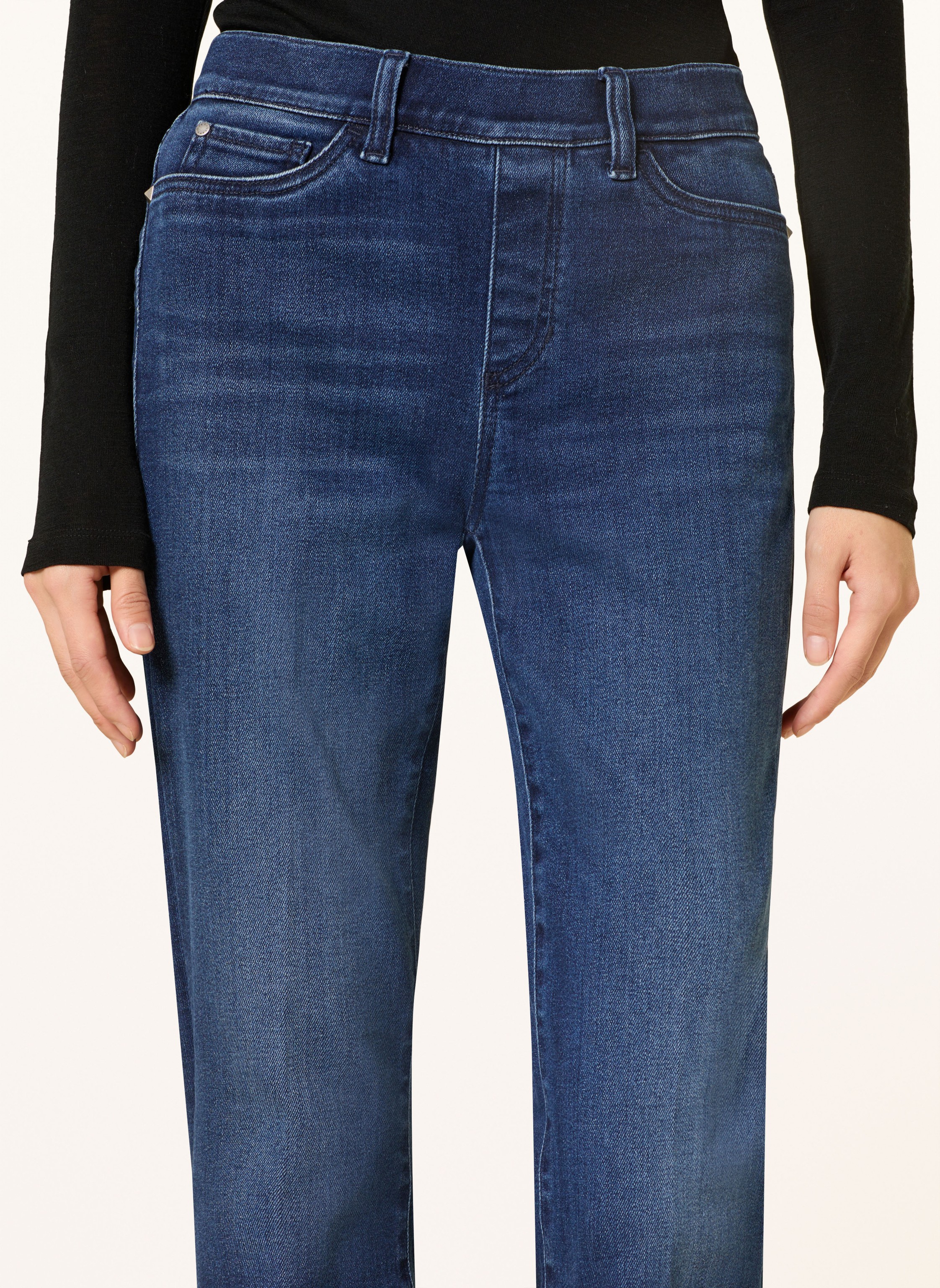 Thumbnail - Cambio Flared Jeans Philia blau