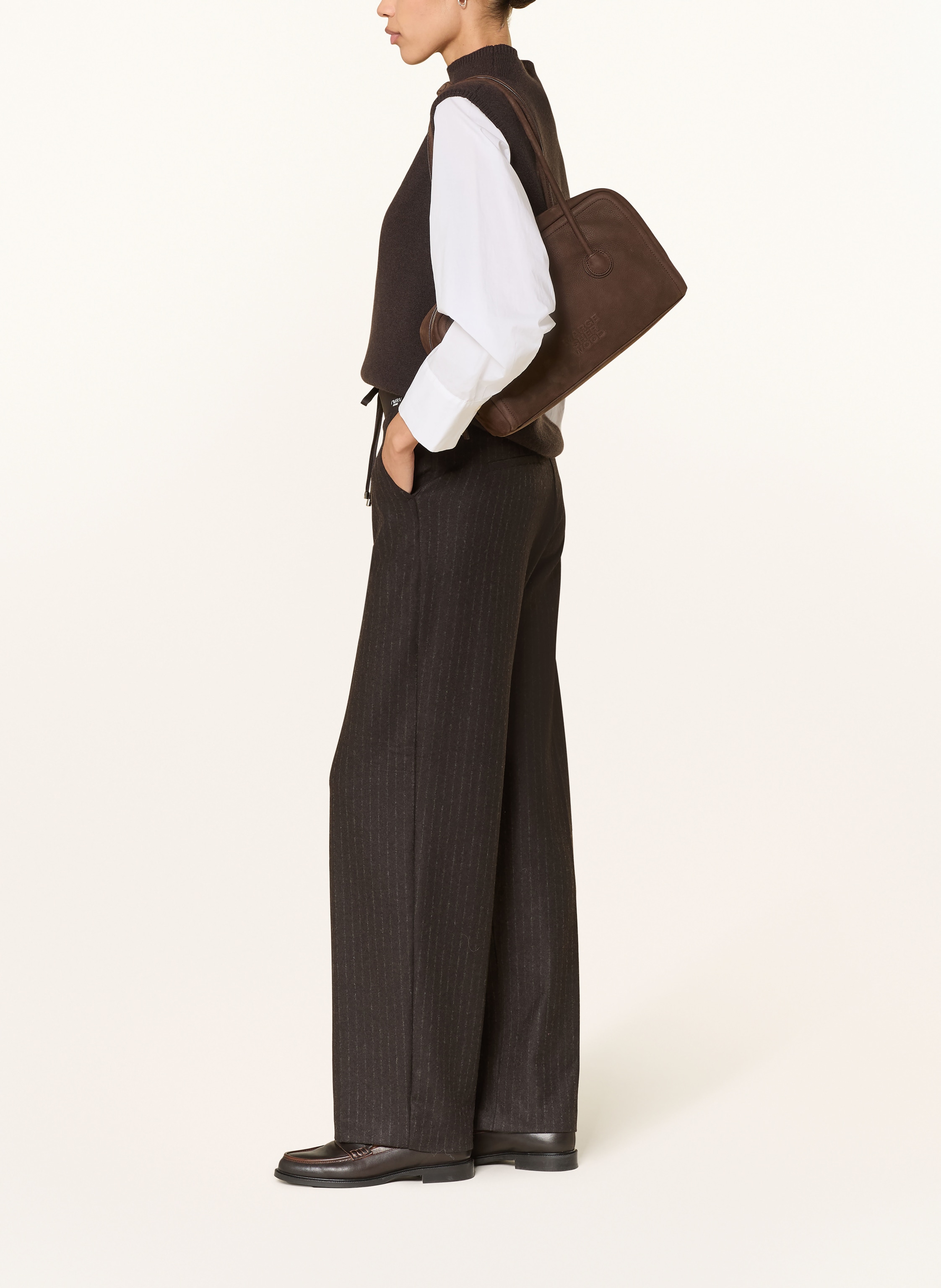 Thumbnail - Cambio Hose Eva Im Jogging-Stil braun