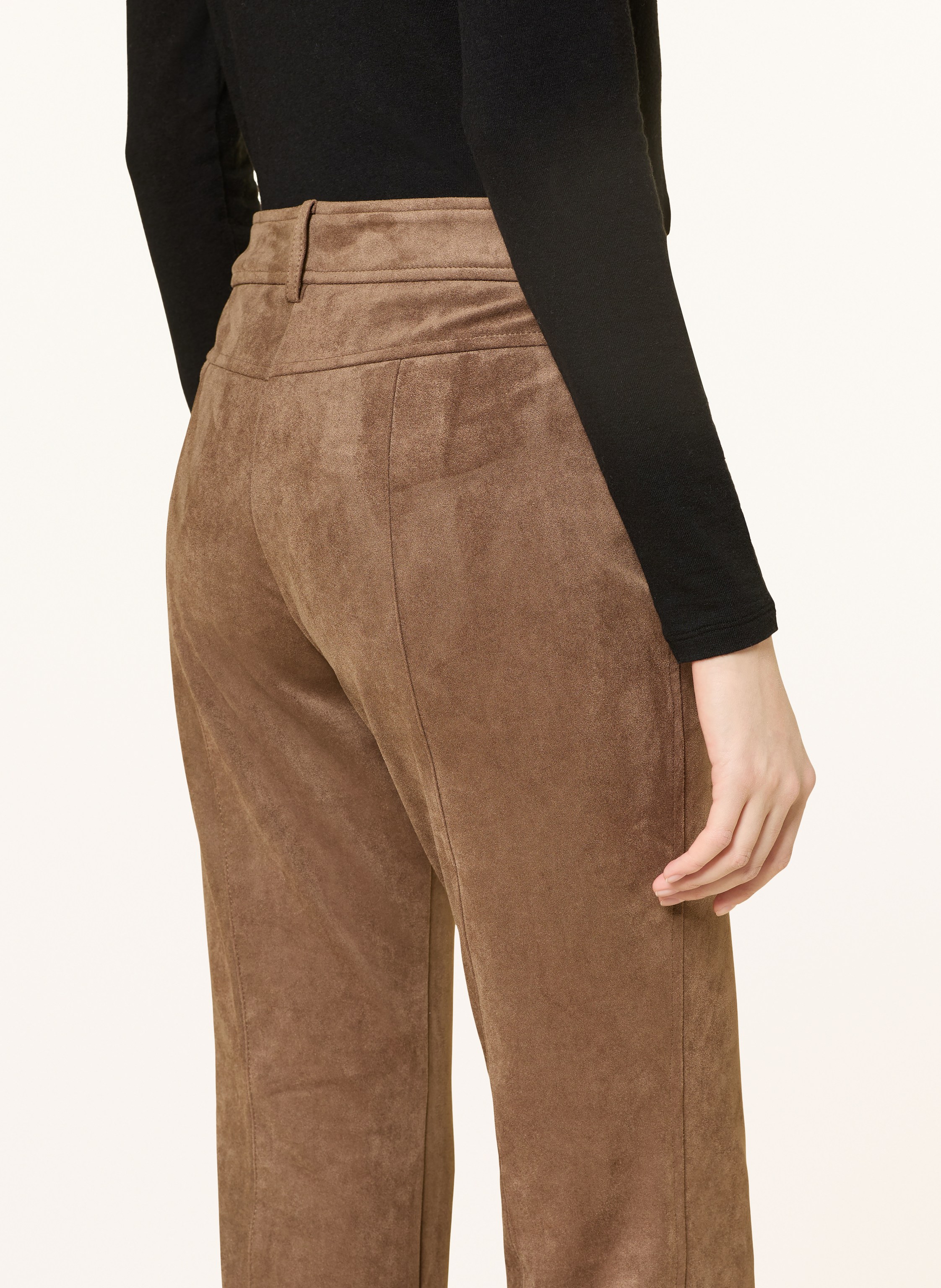 Thumbnail - Cambio Hose Farah In Lederoptik braun