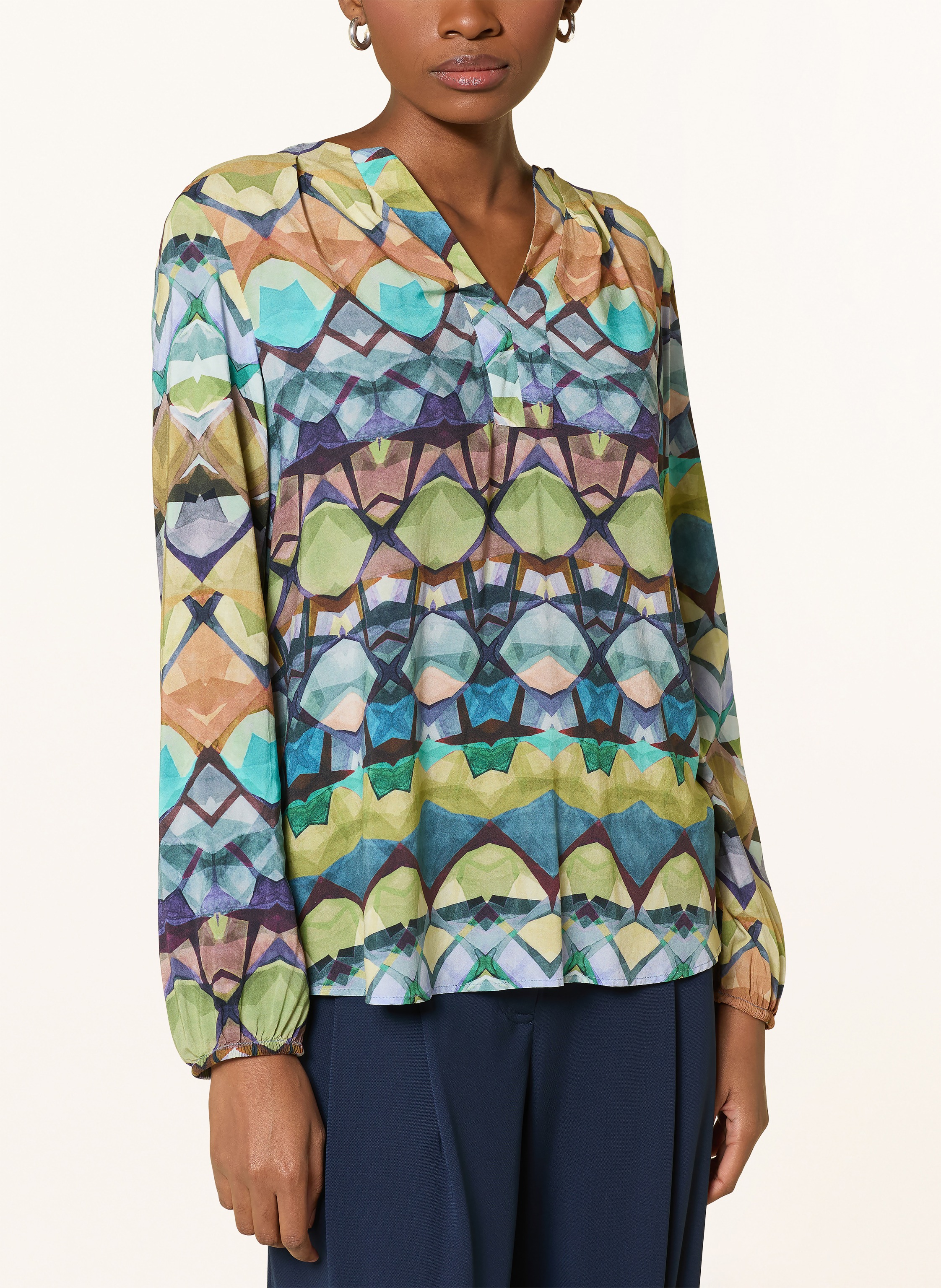 Thumbnail - Cartoon Blusenshirt gruen