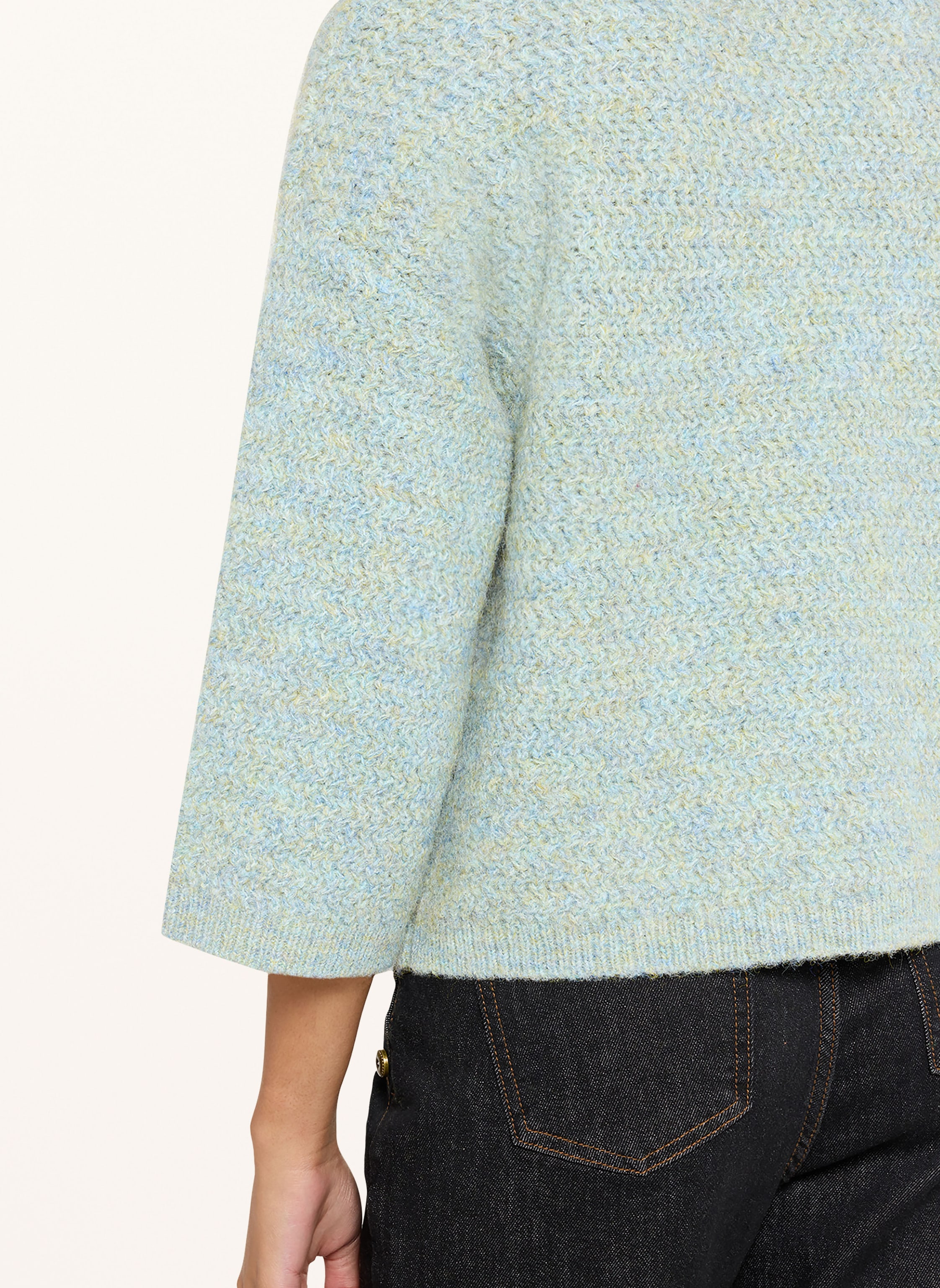 Thumbnail - Cartoon Pullover Mit 3/4-Arm blau