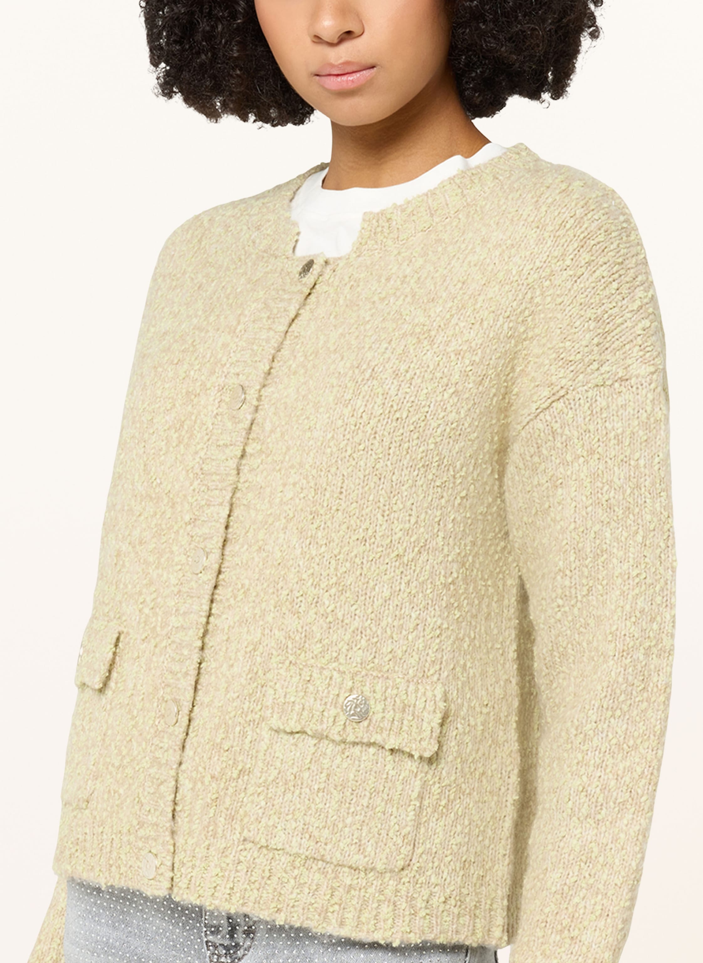 Thumbnail - Cartoon Strickjacke gruen