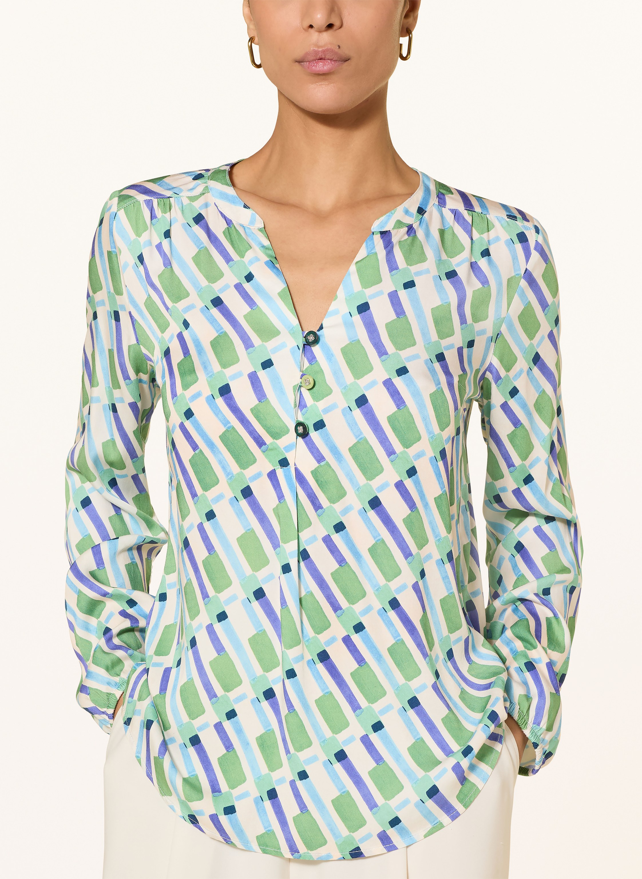 Thumbnail - Cartoon Blusenshirt gruen