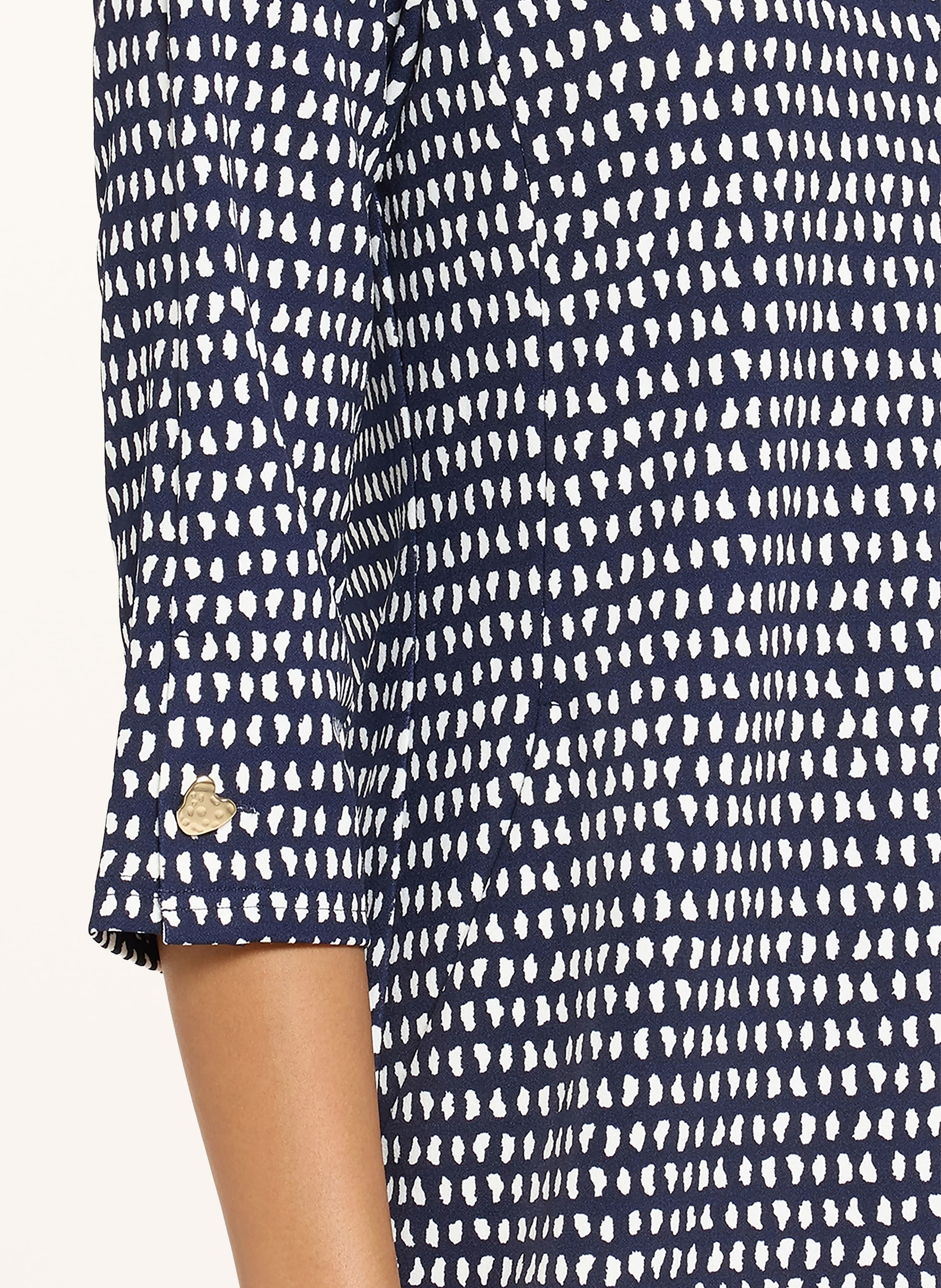 Thumbnail - Cartoon Kleid Mit 3/4-Arm blau