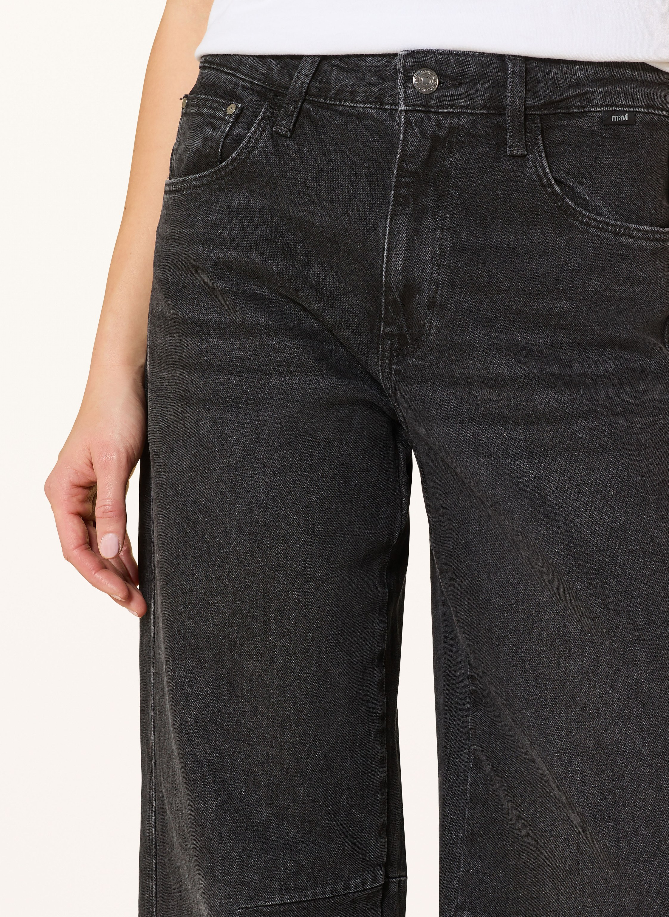 Thumbnail - Mavi Boyfriend Jeans Leila schwarz