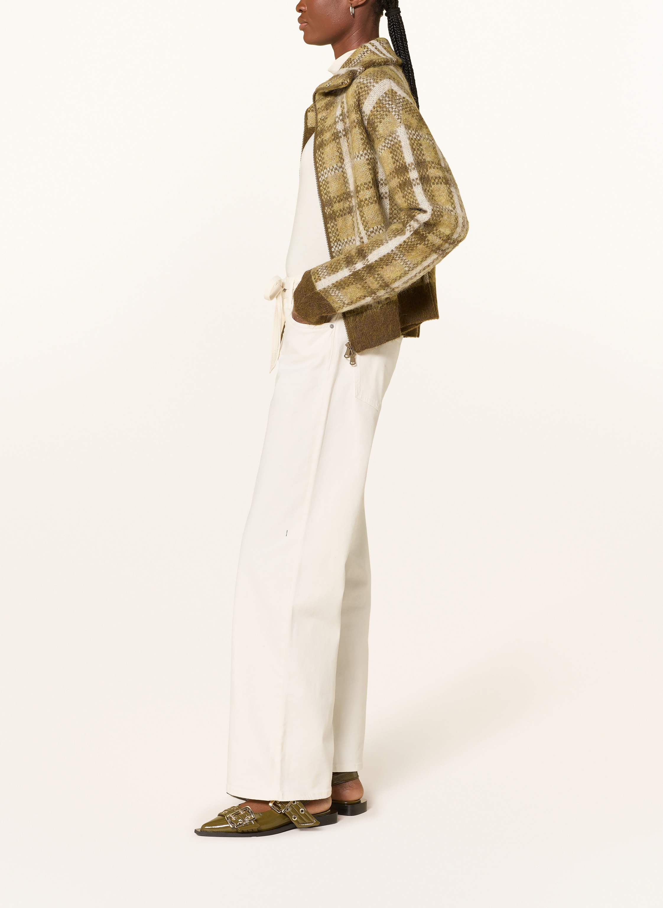 Thumbnail - Mavi Wide Leg Jeans Malibu weiss