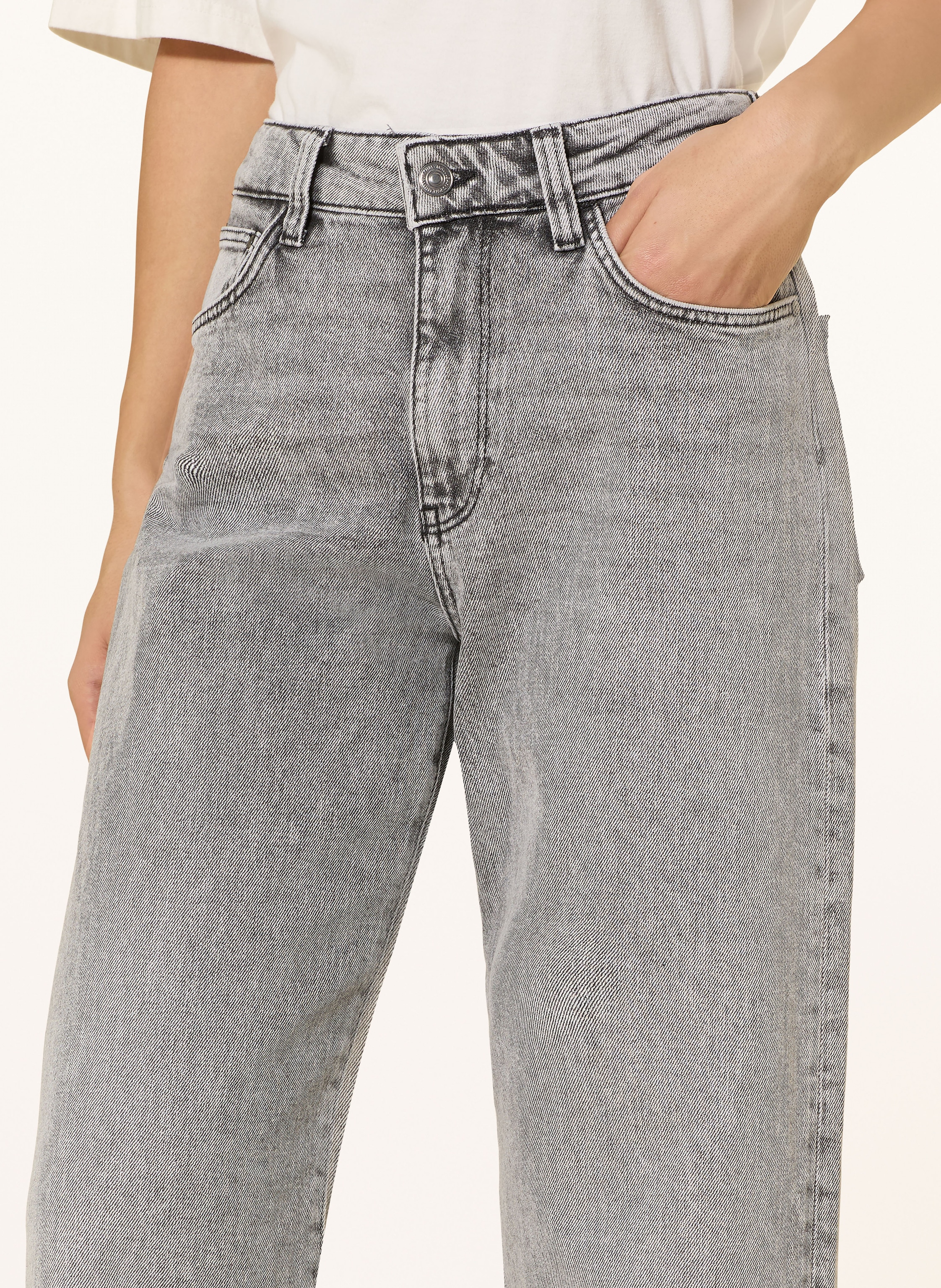 Thumbnail - Mavi Wide Leg Jeans Malibu grau