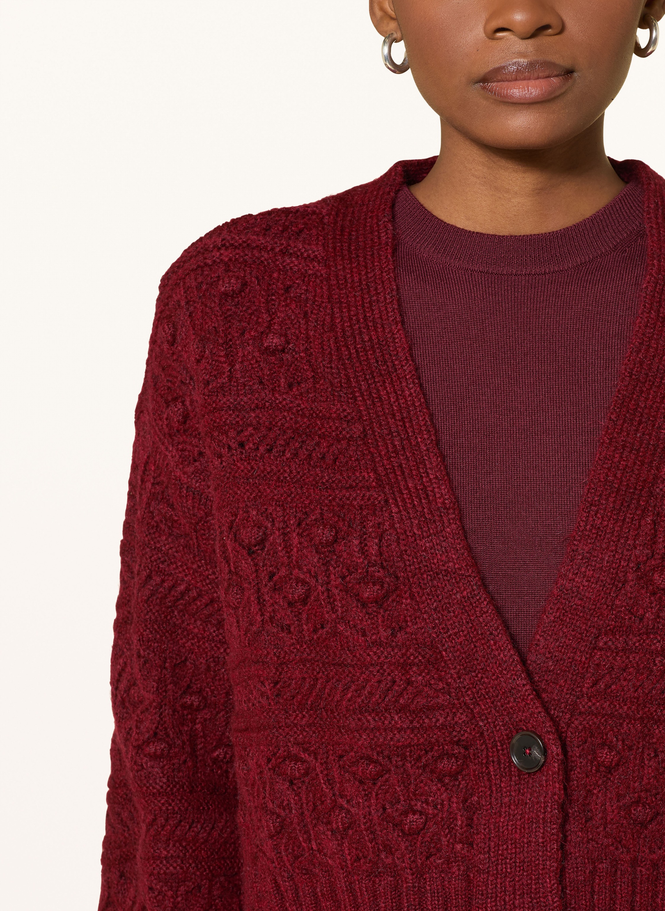 Thumbnail - Mavi Strickjacke rot