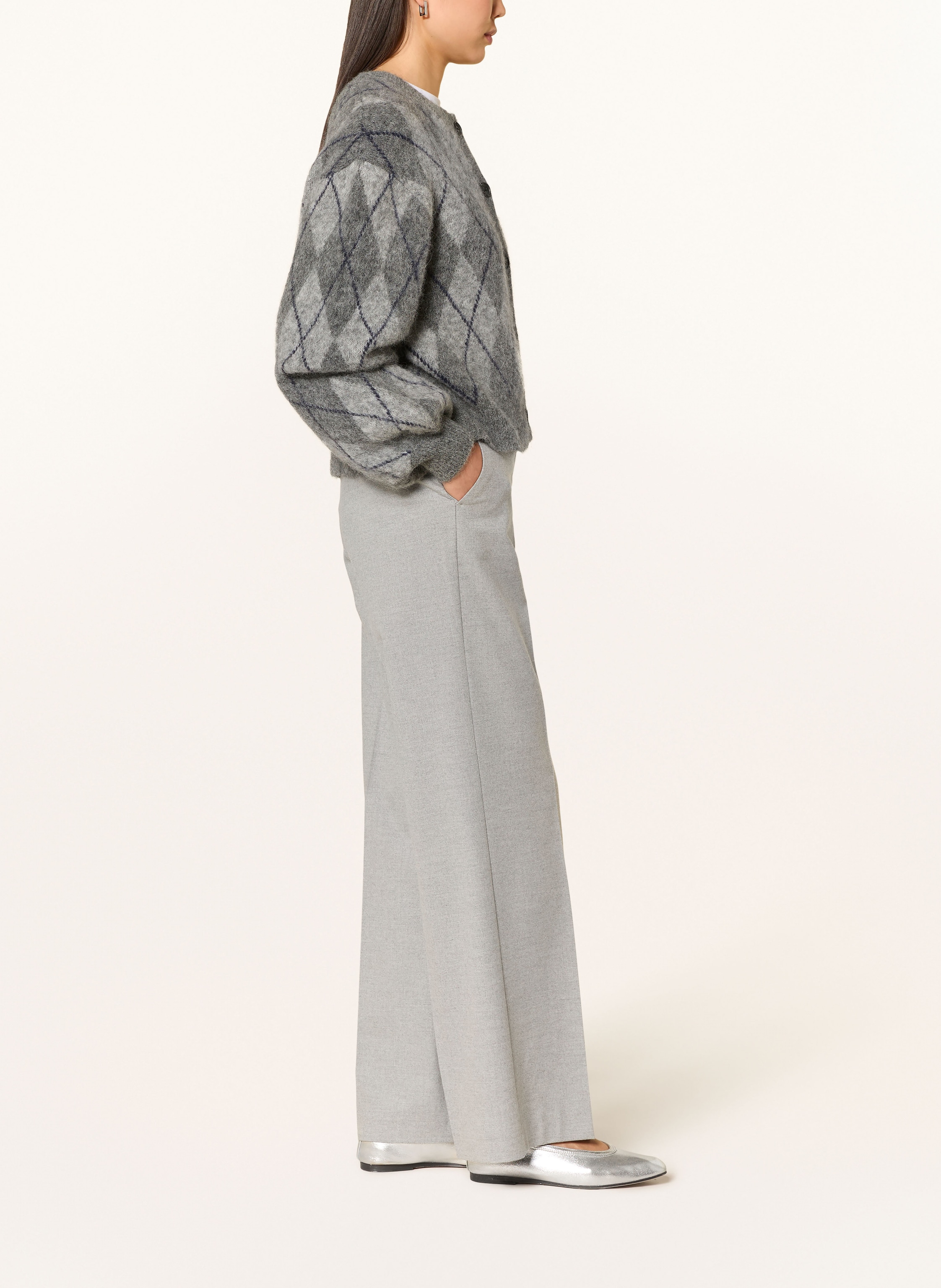 Thumbnail - More & More Marlenehose grau