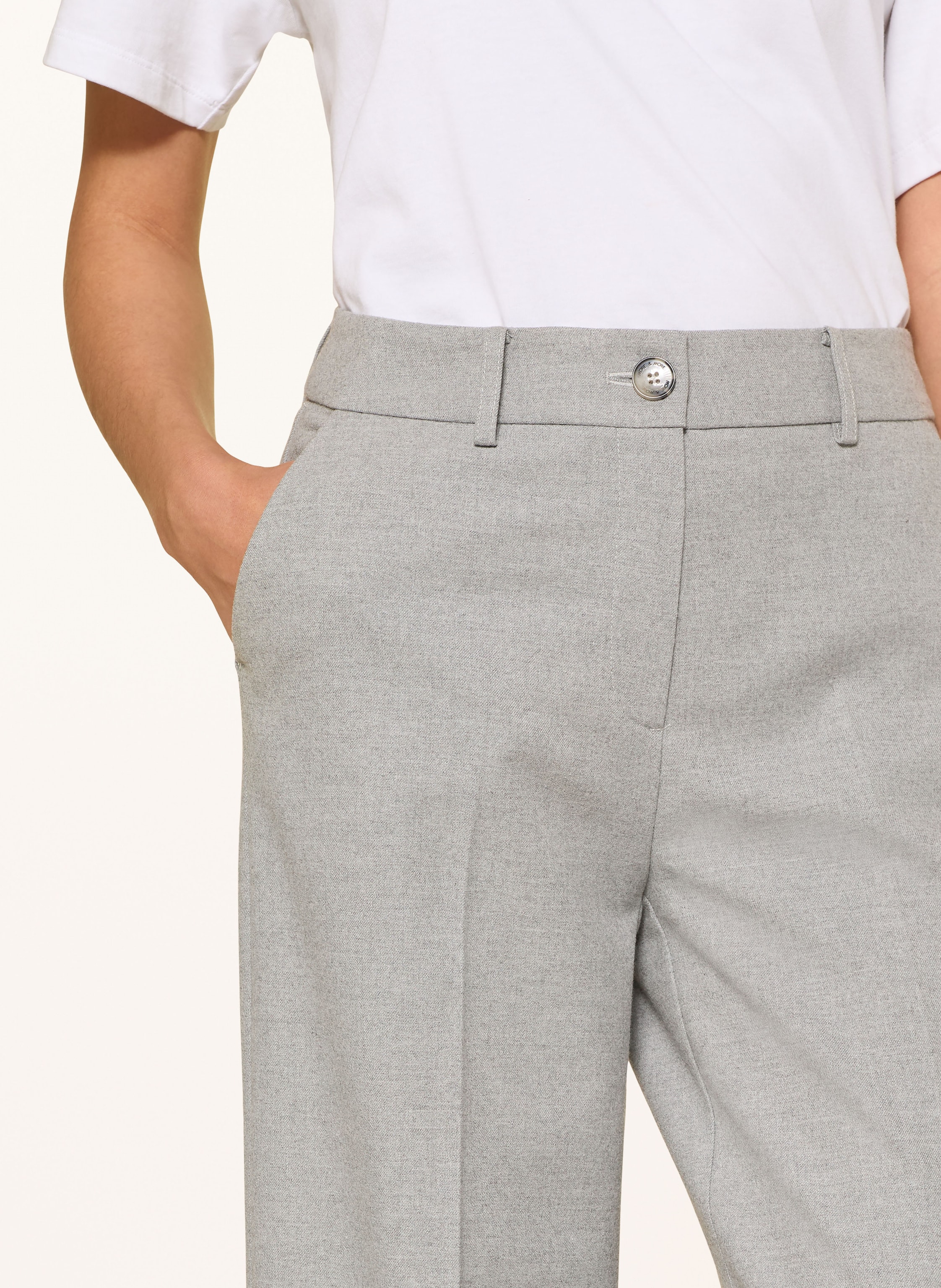 Thumbnail - More & More Marlenehose grau