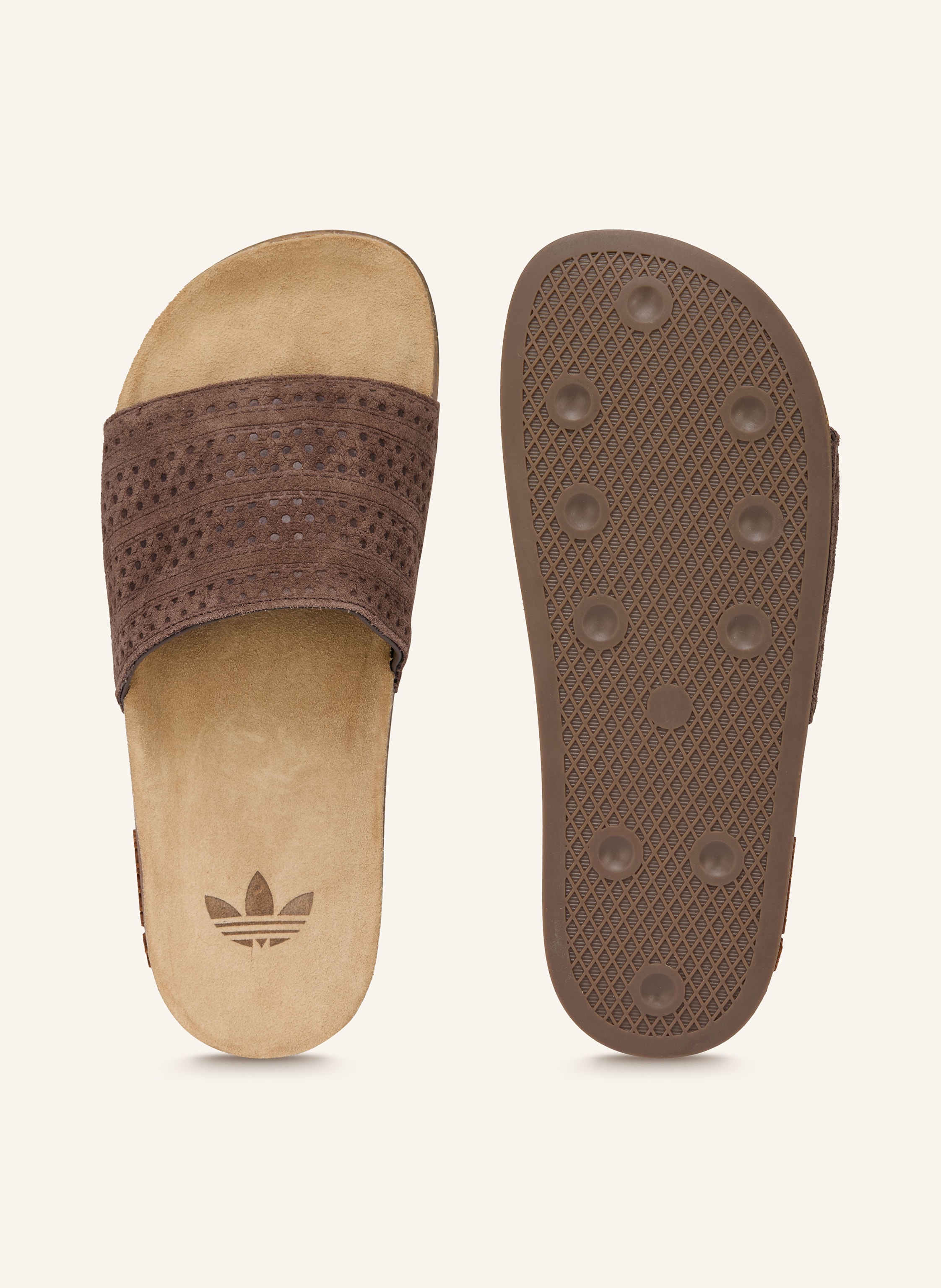 Thumbnail - Adidas Originals Pantoletten Adilette Rs braun
