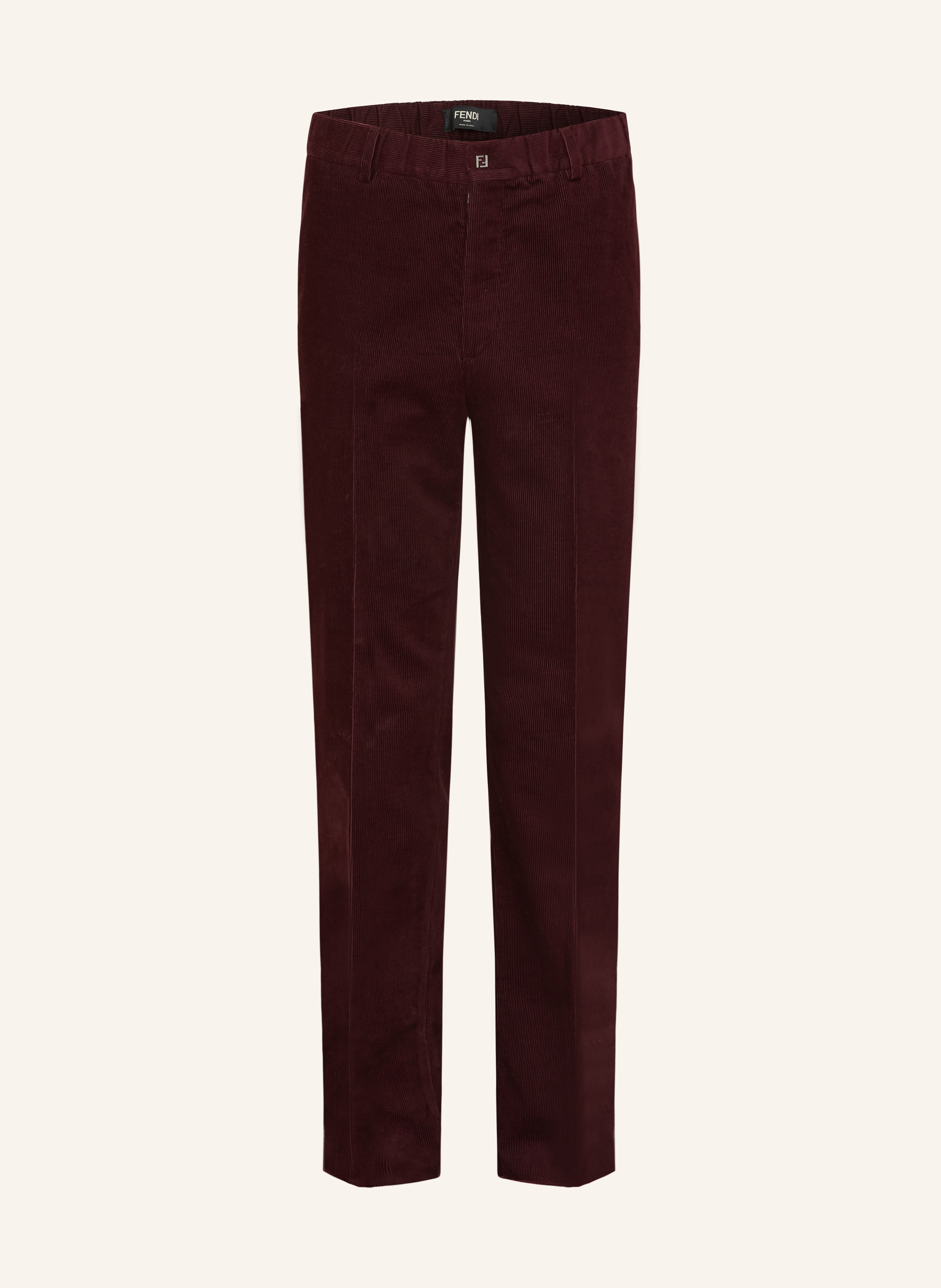 Fendi Cordhose Regular Fit rot