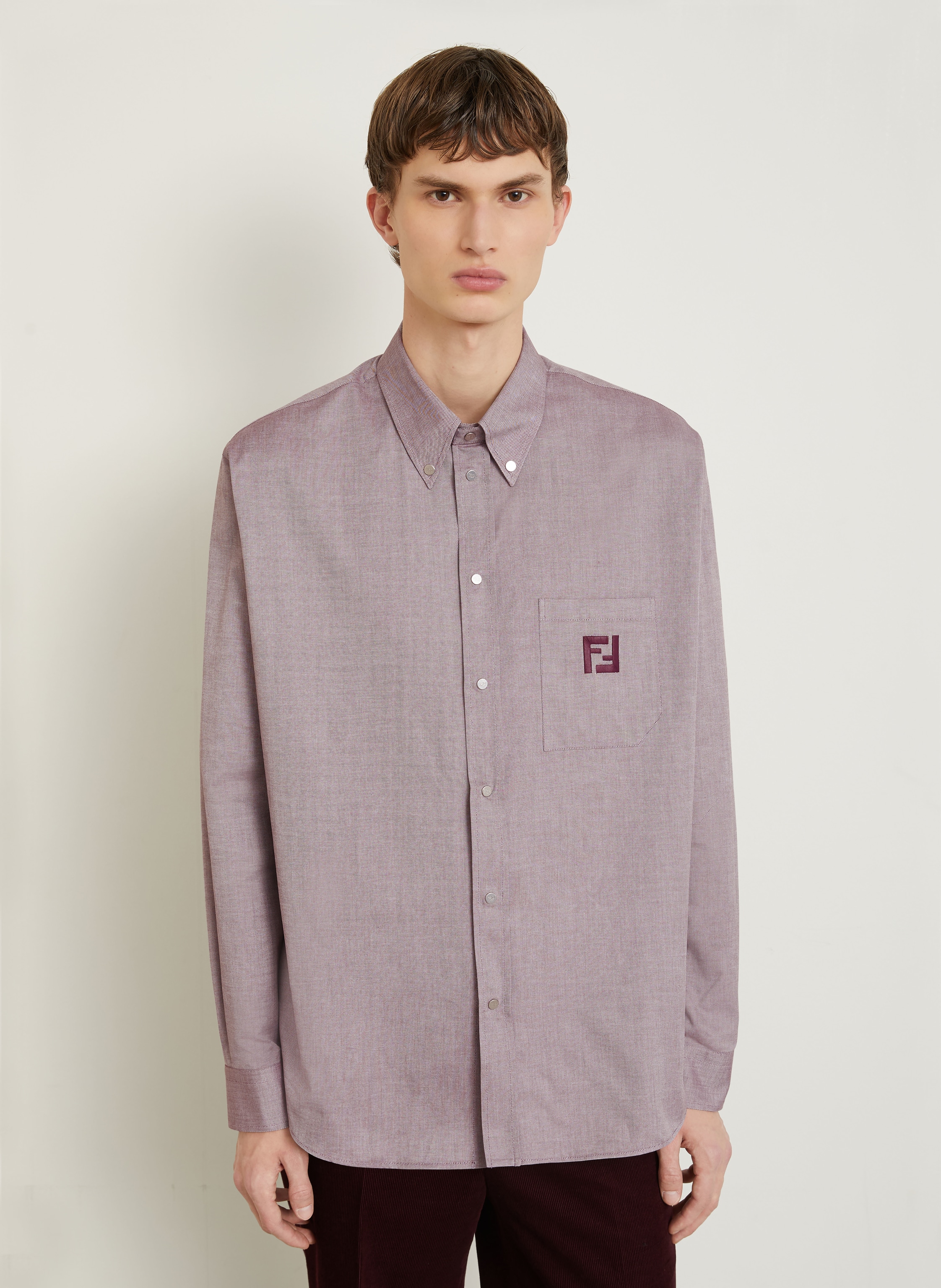 Thumbnail - Fendi Hemd Comfort Fit rot