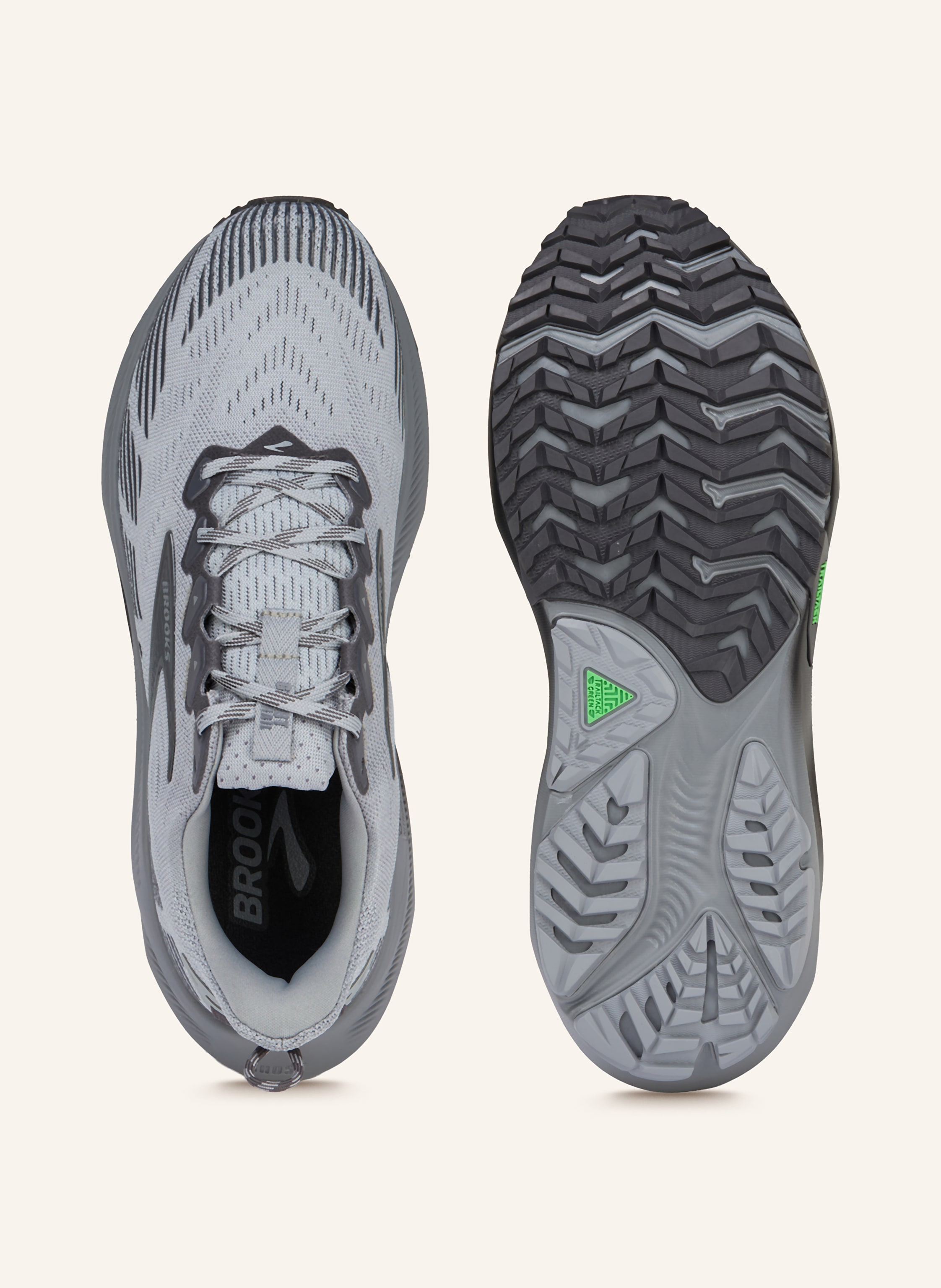 Thumbnail - Brooks Trailrunningschuhe Ghost Trail grau