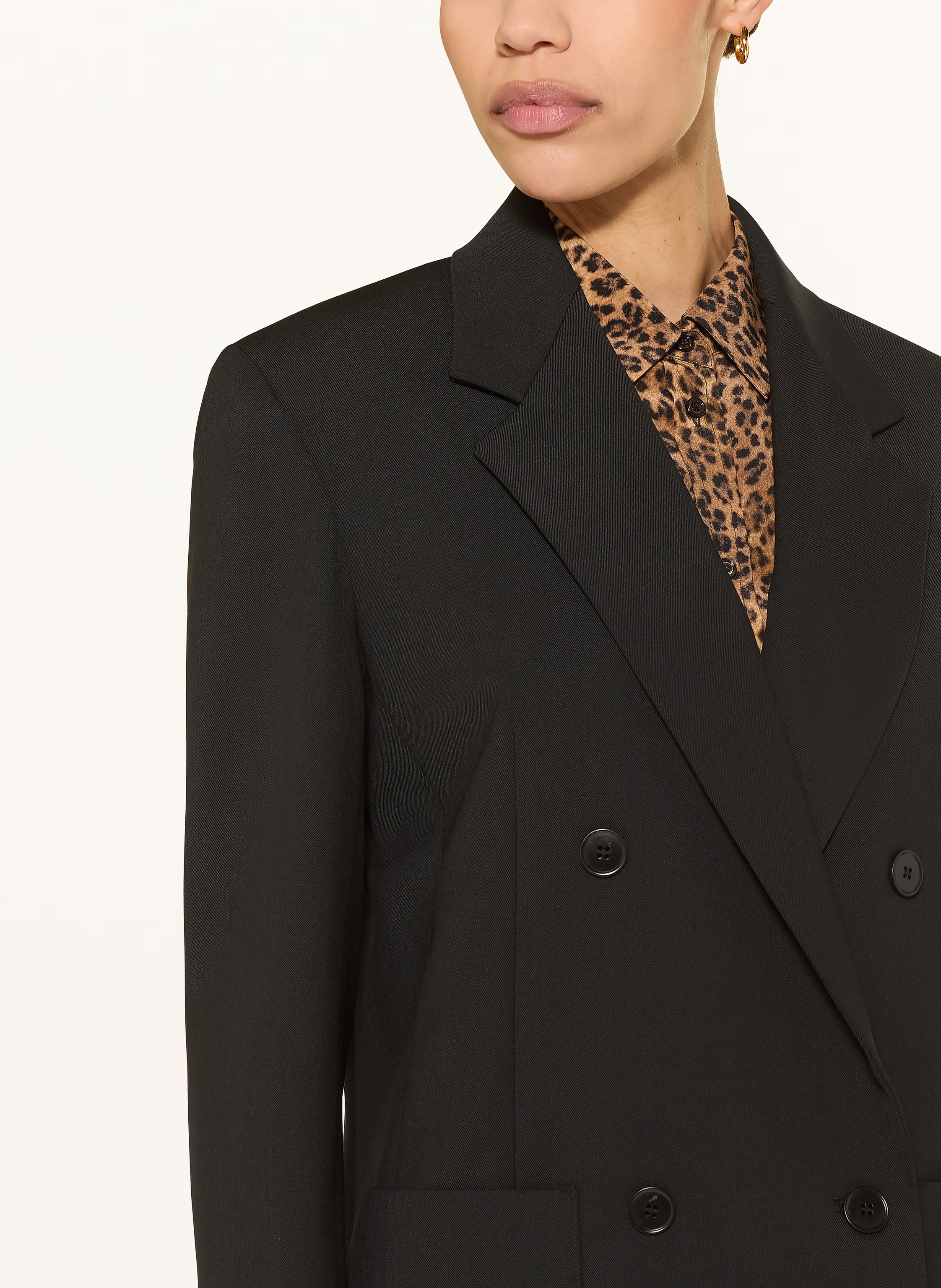 Thumbnail - Weekend Max Mara Longblazer Wkdveloce schwarz