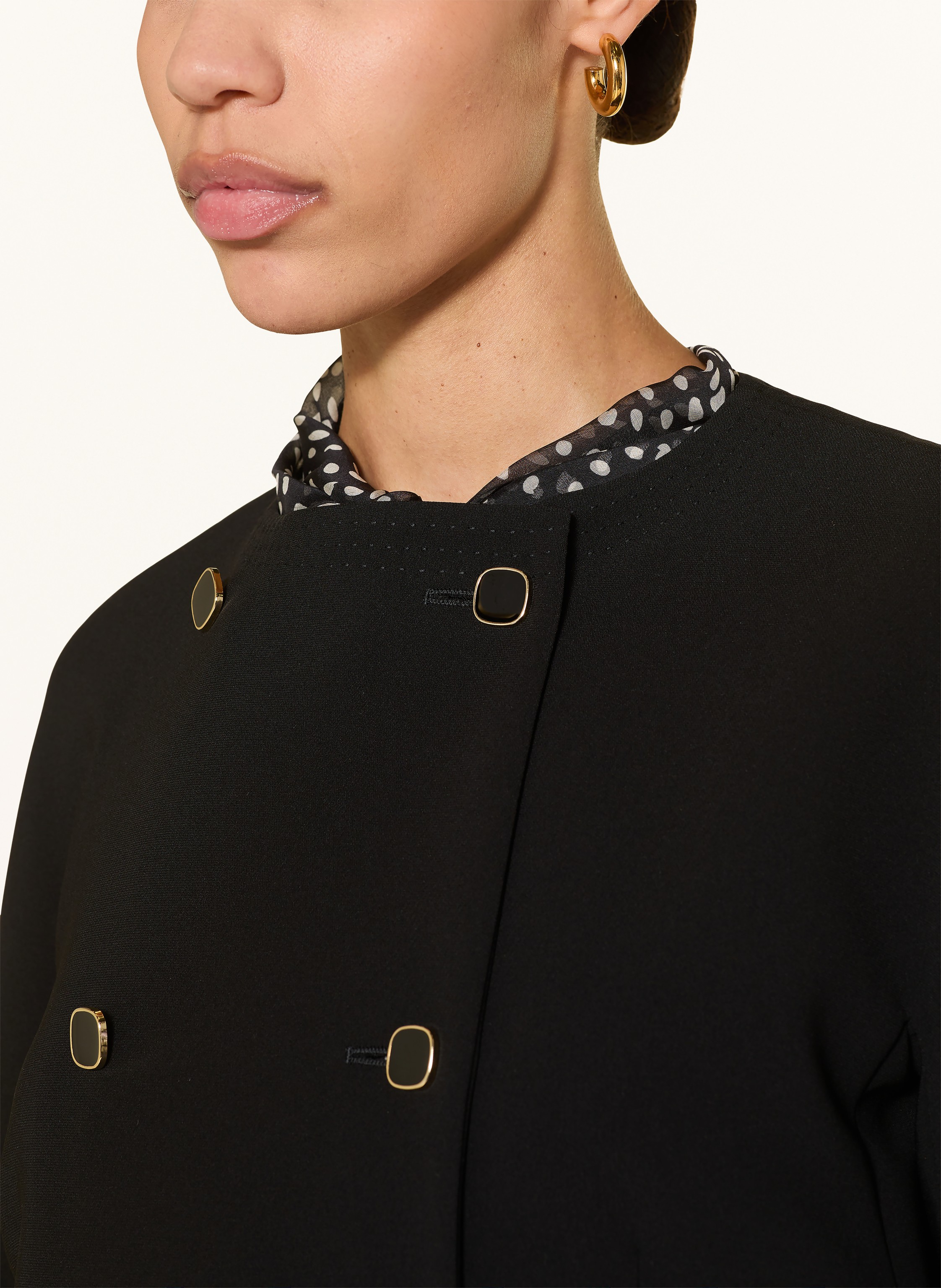 Thumbnail - Max Mara Studio Kastenjacke Ombrosa schwarz