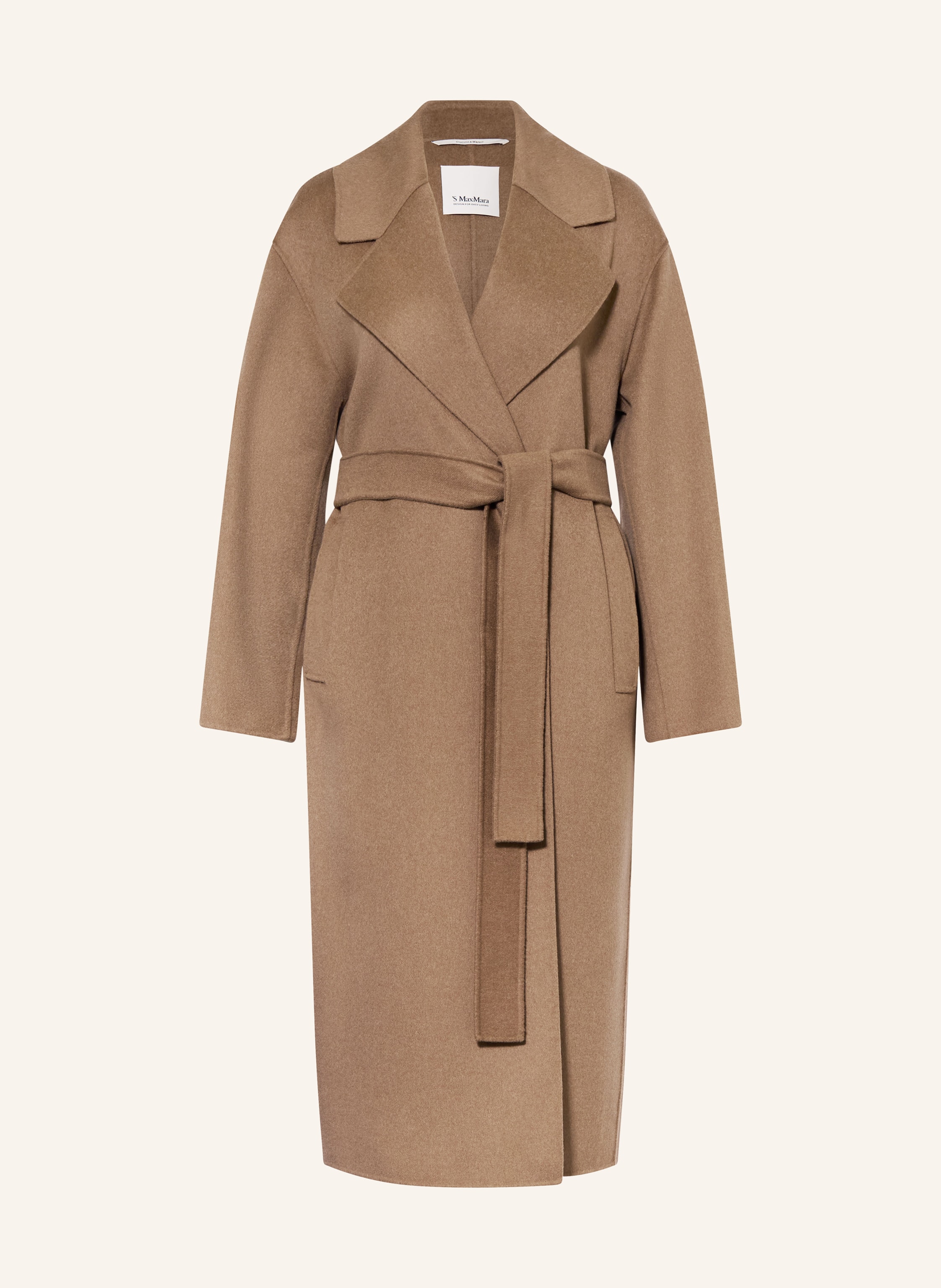 S Max Mara Wollmantel SMMHOBBY in camel