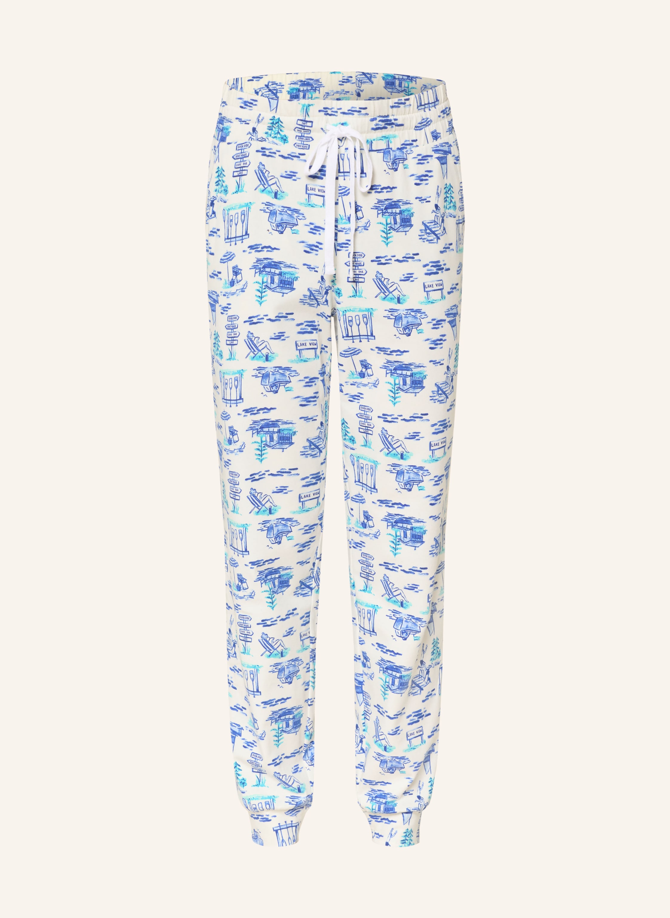 Jockey Schlafhose weiss