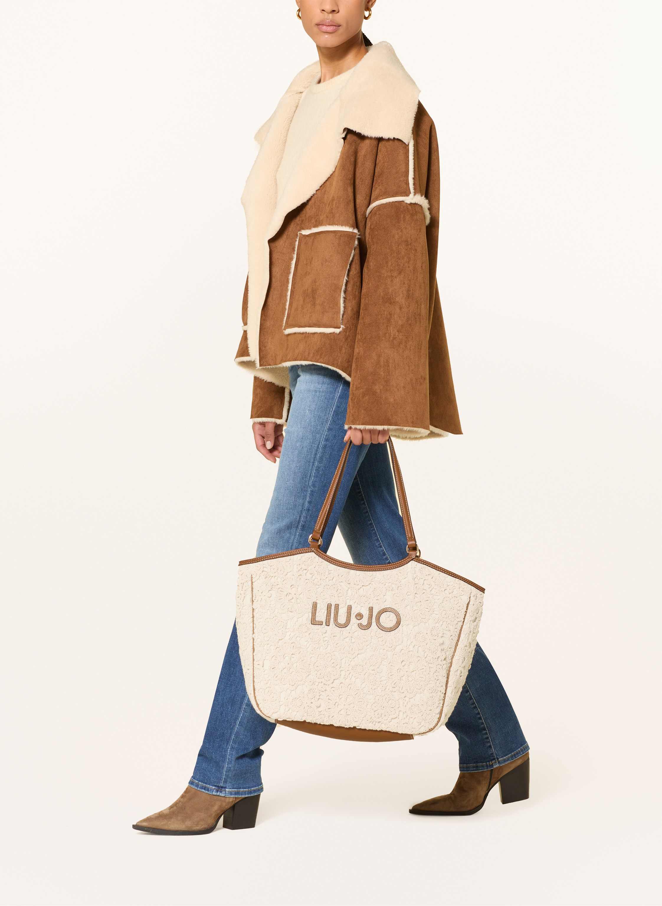 Thumbnail - Liu Jo Shopper Large beige