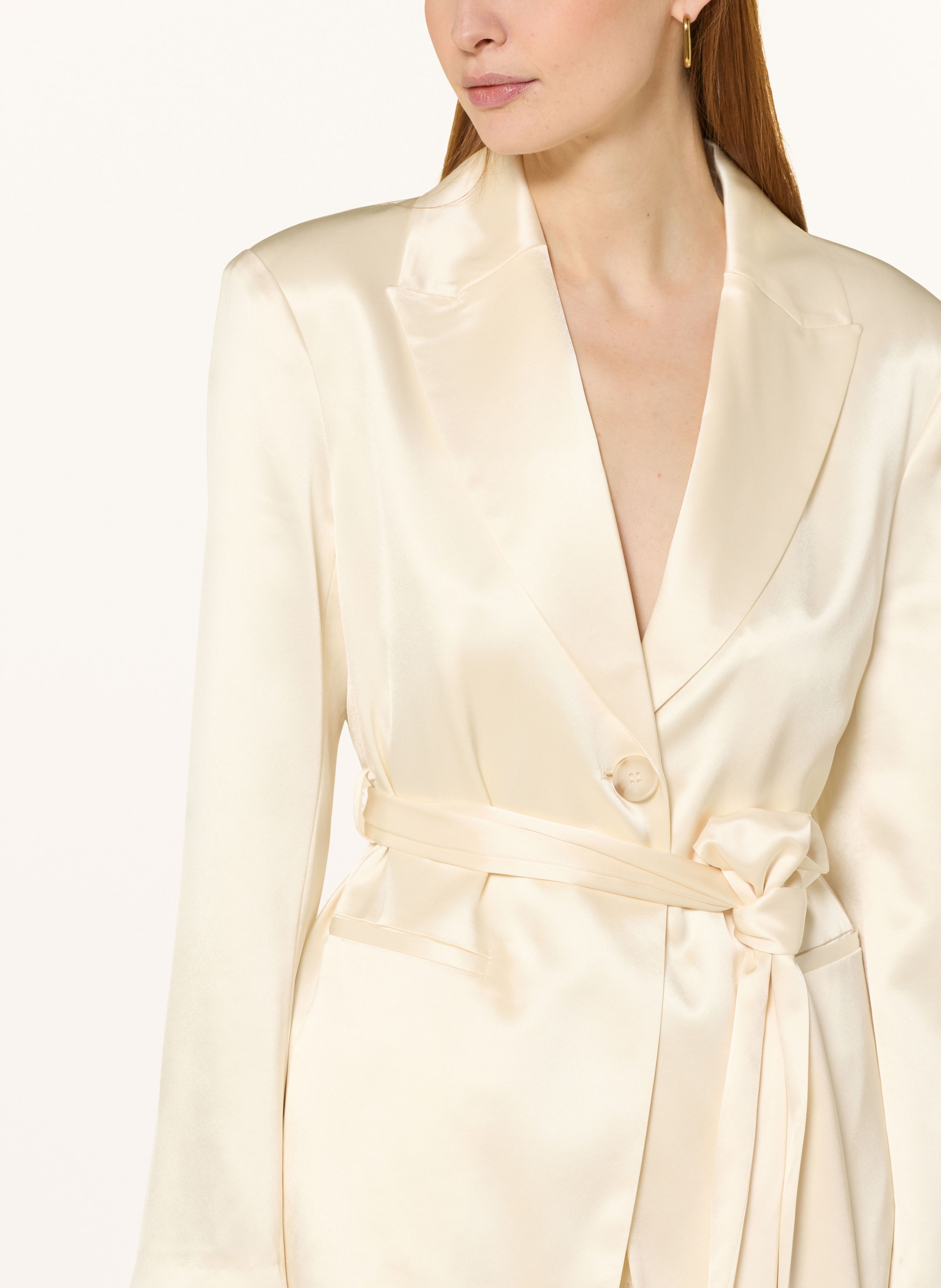 Thumbnail - Malina Satinblazer Liz weiss