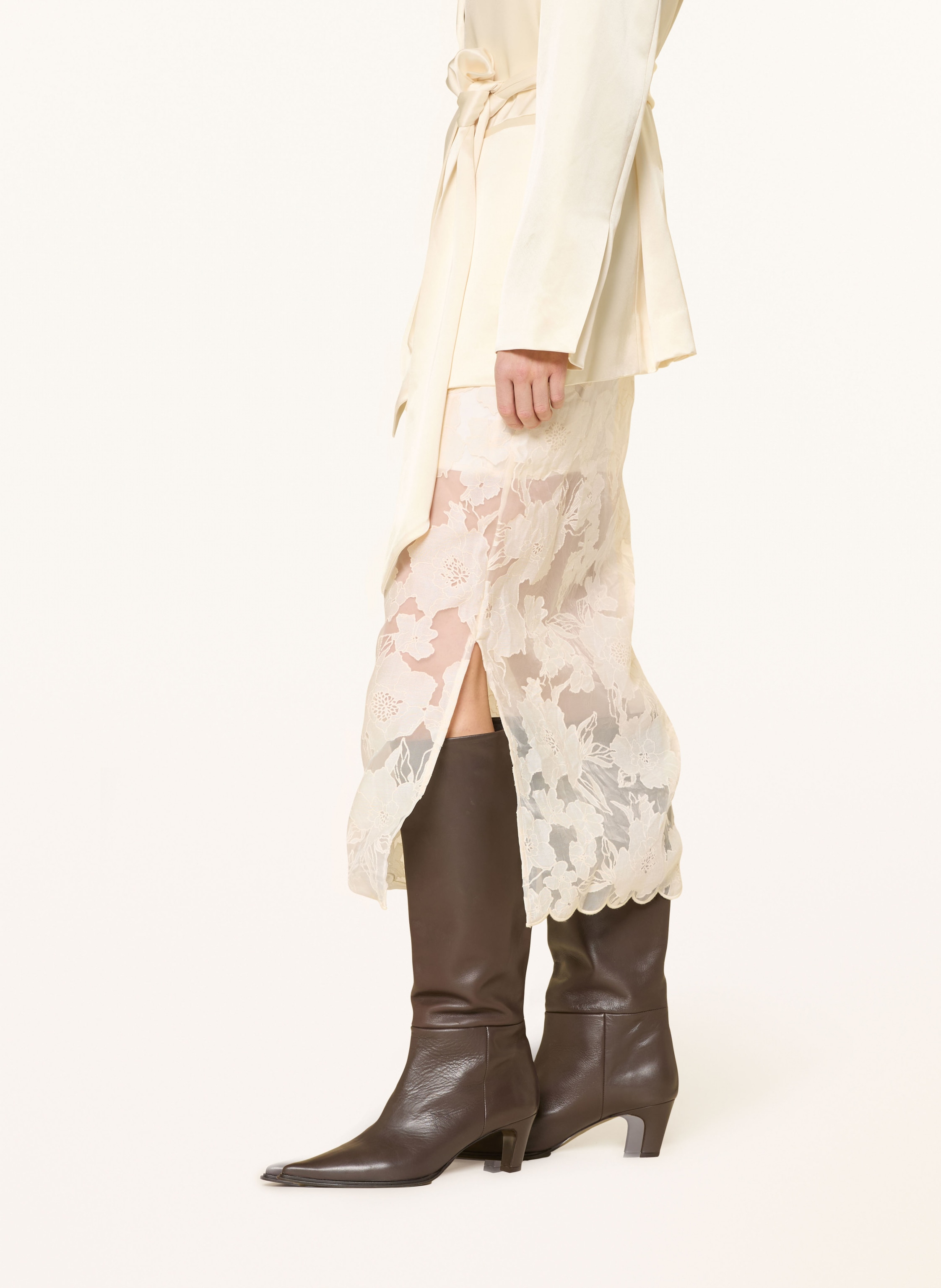 Thumbnail - Malina Spitzenrock Anabella weiss