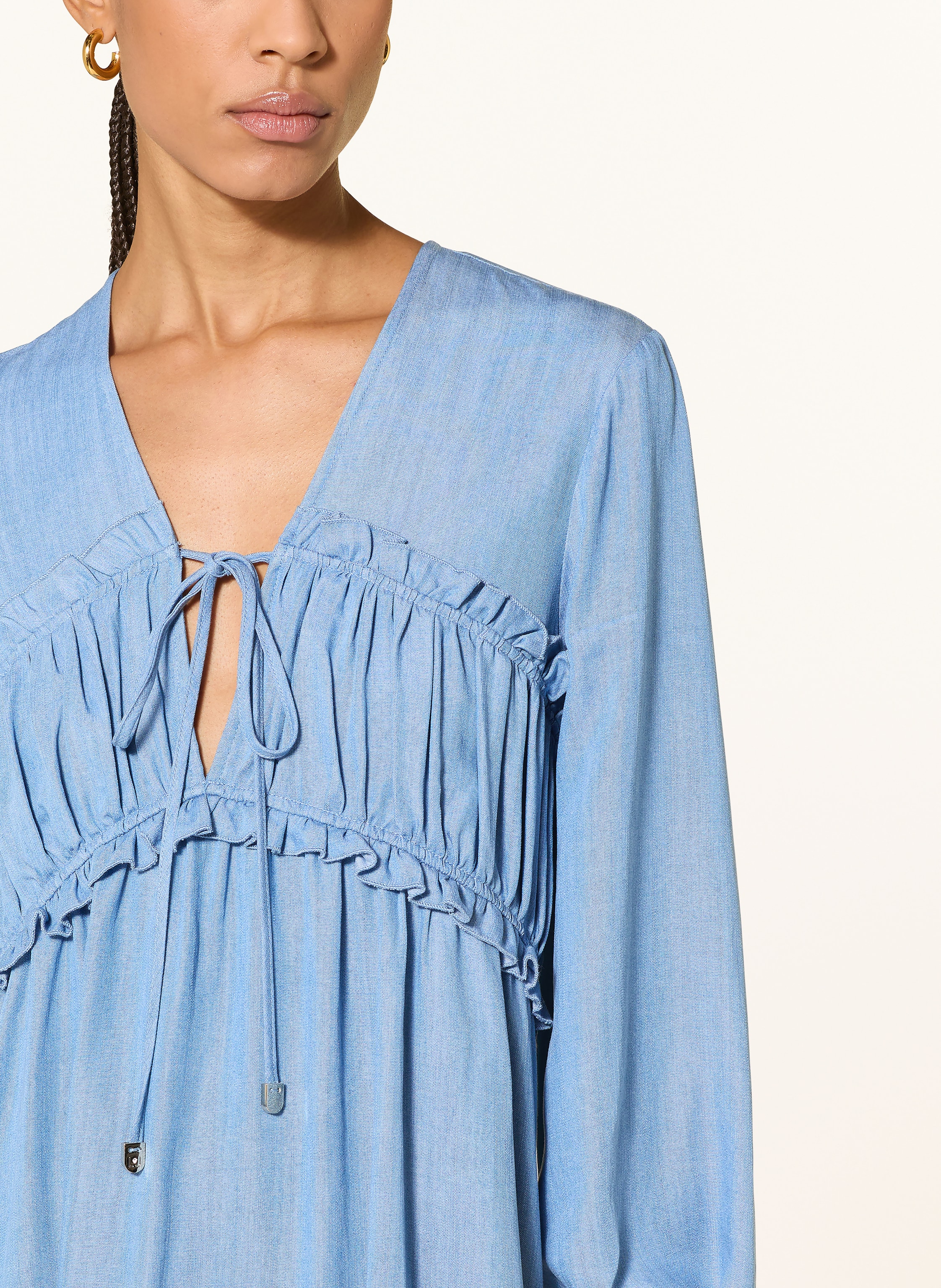 Thumbnail - Liu Jo Kleid In Jeansoptik blau