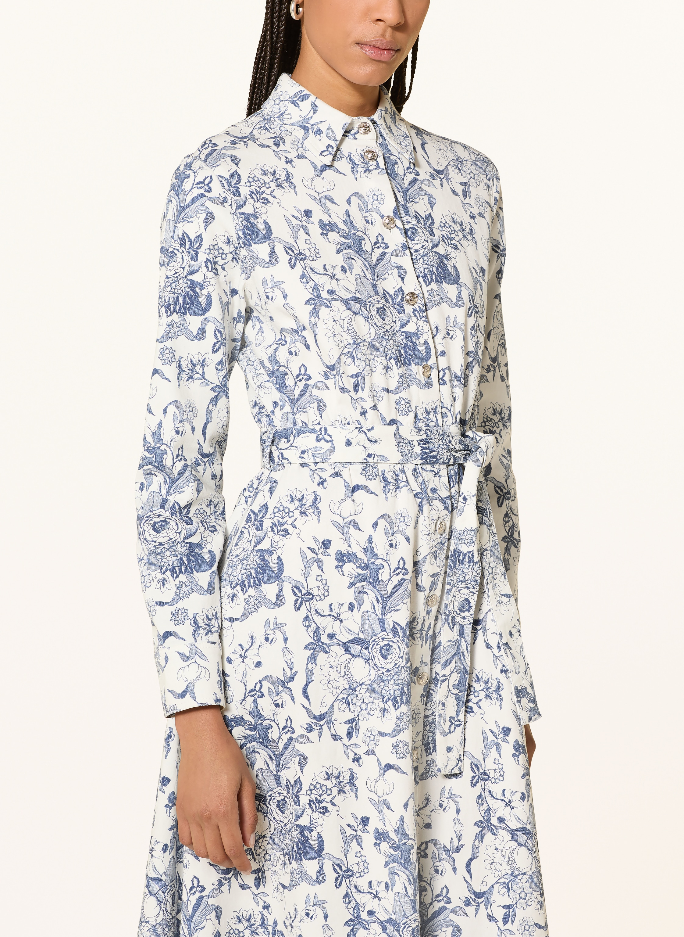 Thumbnail - Liu Jo Hemdblusenkleid weiss