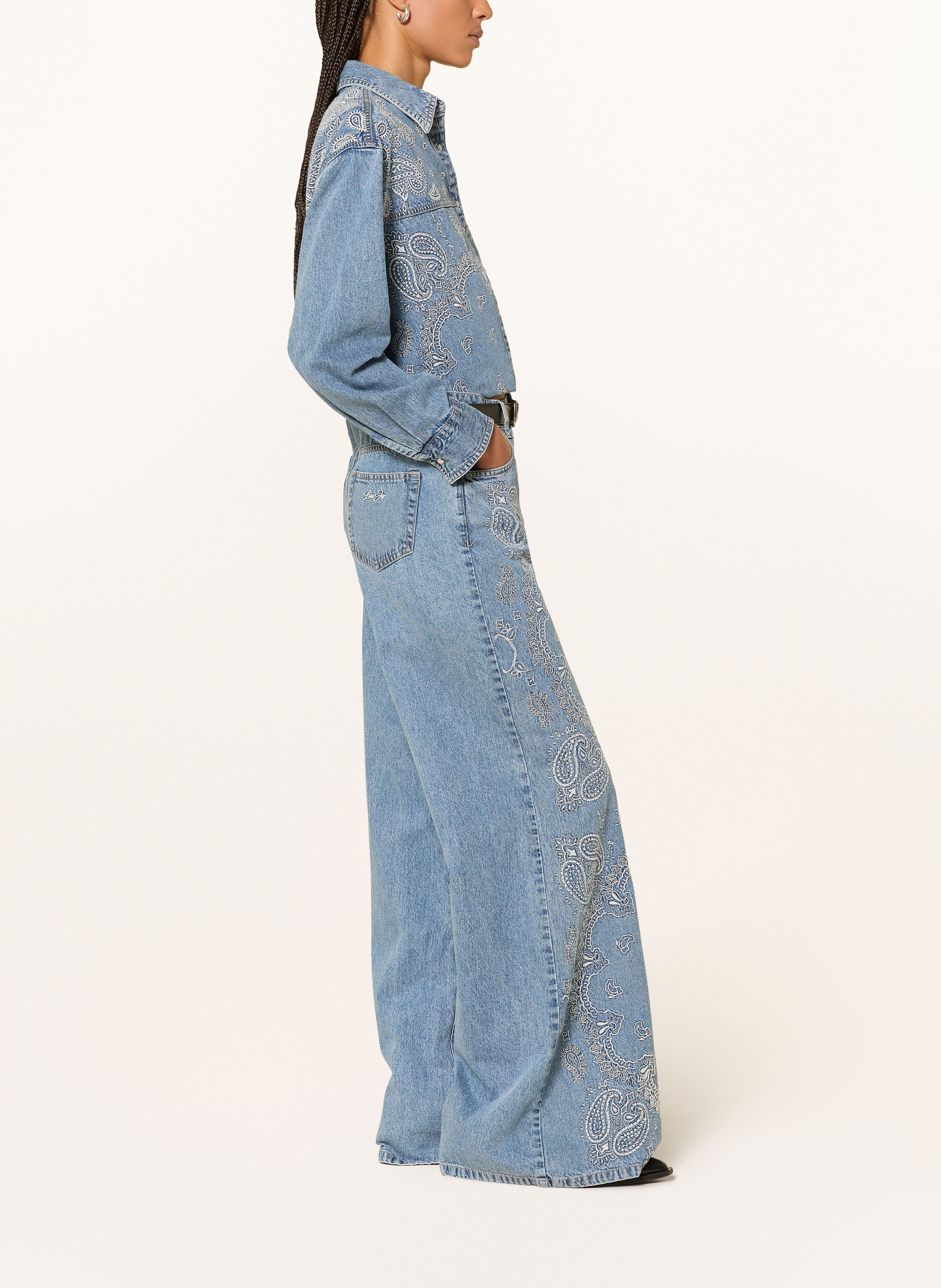 Thumbnail - Liu Jo Wide Leg Jeans blau